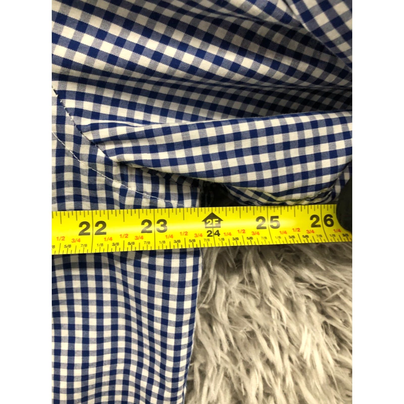 Vintage John Bartlett Statements Slim Fit Shirt Size 17.5 Mens Blue Gingham Check Shirt Slim Fit Mens 17.5 Blue Check John Bartlett Size US XXL / EU 58 / 5 - 4 Thumbnail