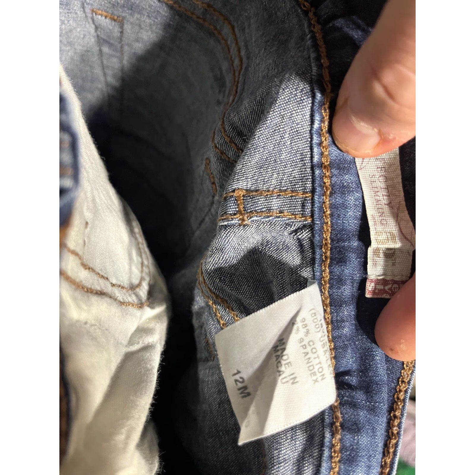 Levi's VINTAGE Levi's Jeans 512 Slim Bootcut Womens 12 Blue Classic Casual Size 34" / US 12 / IT 48 - 7 Thumbnail