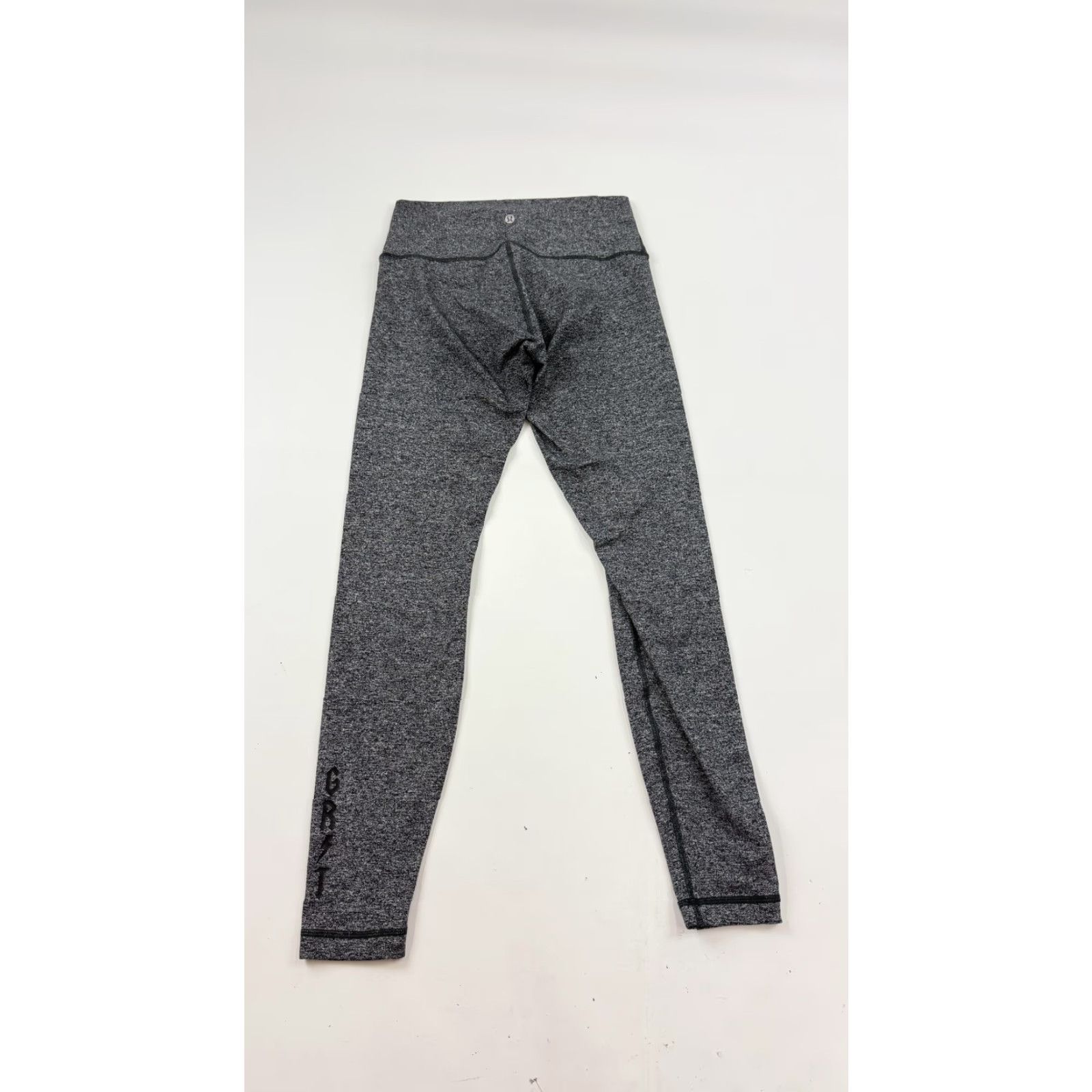 Lululemon Lululemon Leggings Womens 8 Gray Black Heather High Rise Yoga Pants Grit Logo Size 30" / US 8 / IT 44 - 3 Thumbnail