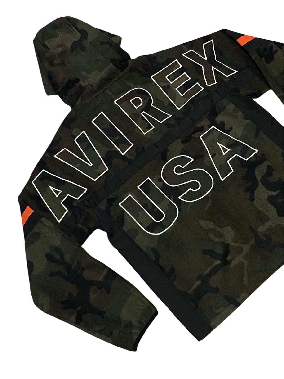 Avirex Avirex Camo Big Logo Fleece Zipper Hoodie Jacket Size US M / EU 48-50 / 2 - 20 Thumbnail
