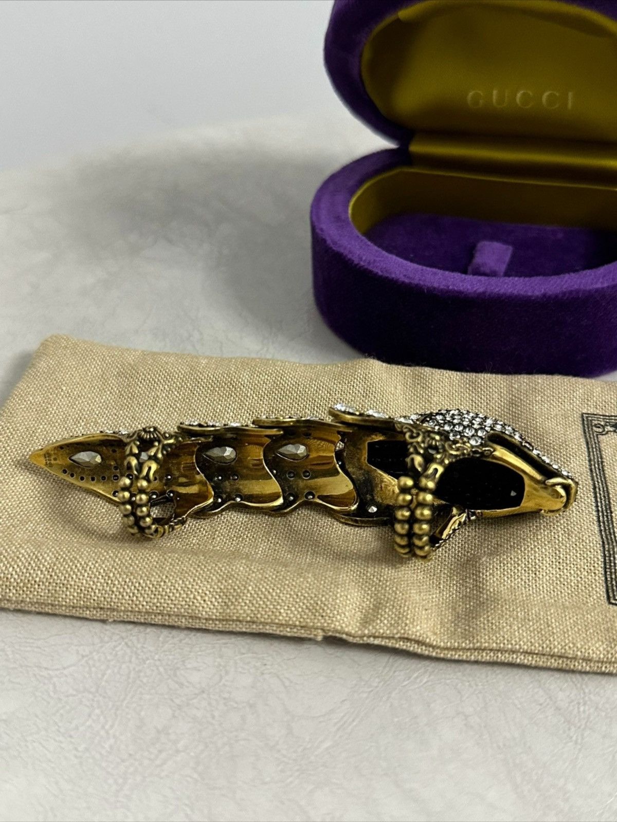 Gucci RARE Gucci Runway Ring Size ONE SIZE - 3 Thumbnail