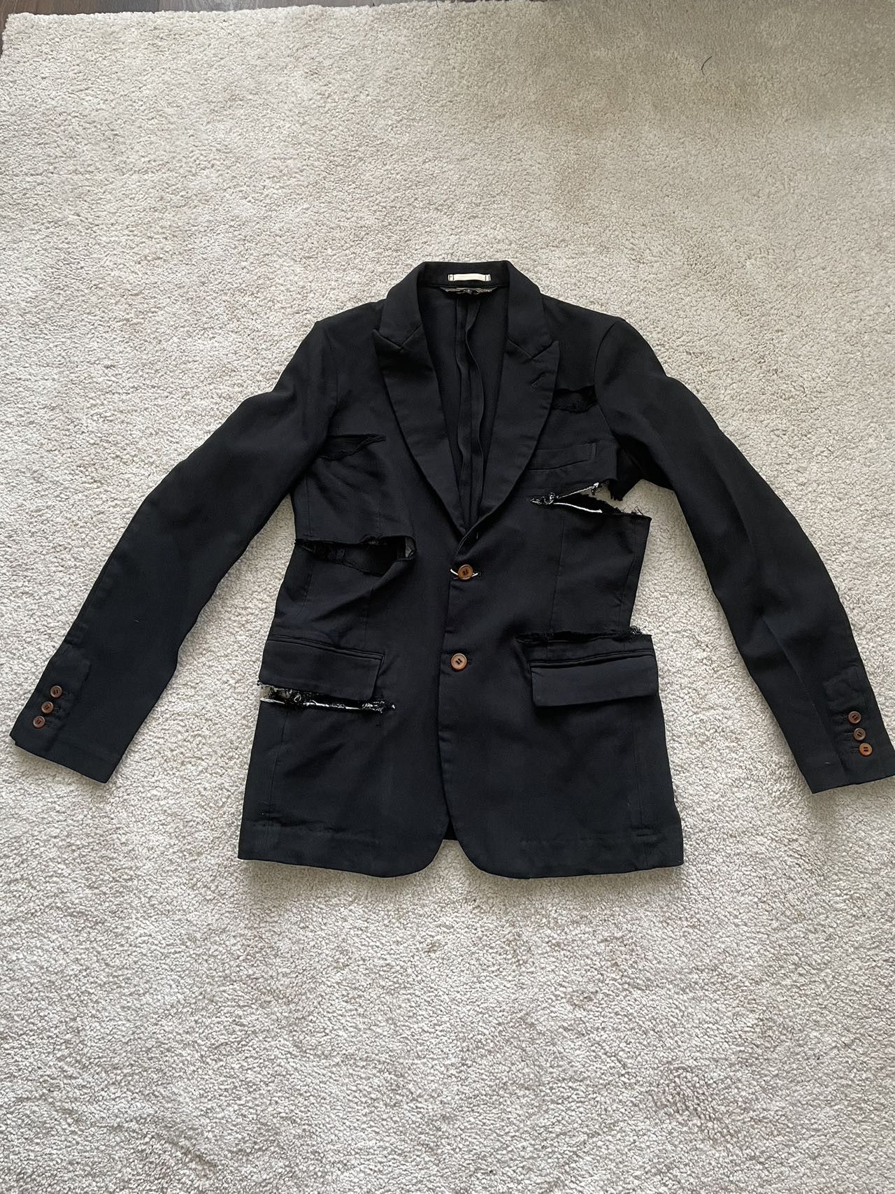 Comme des Garcons Homme Plus Comme Des Garcons Homme Plus Destructive Jacket Size US M / EU 48-50 / 2 - 1 Thumbnail