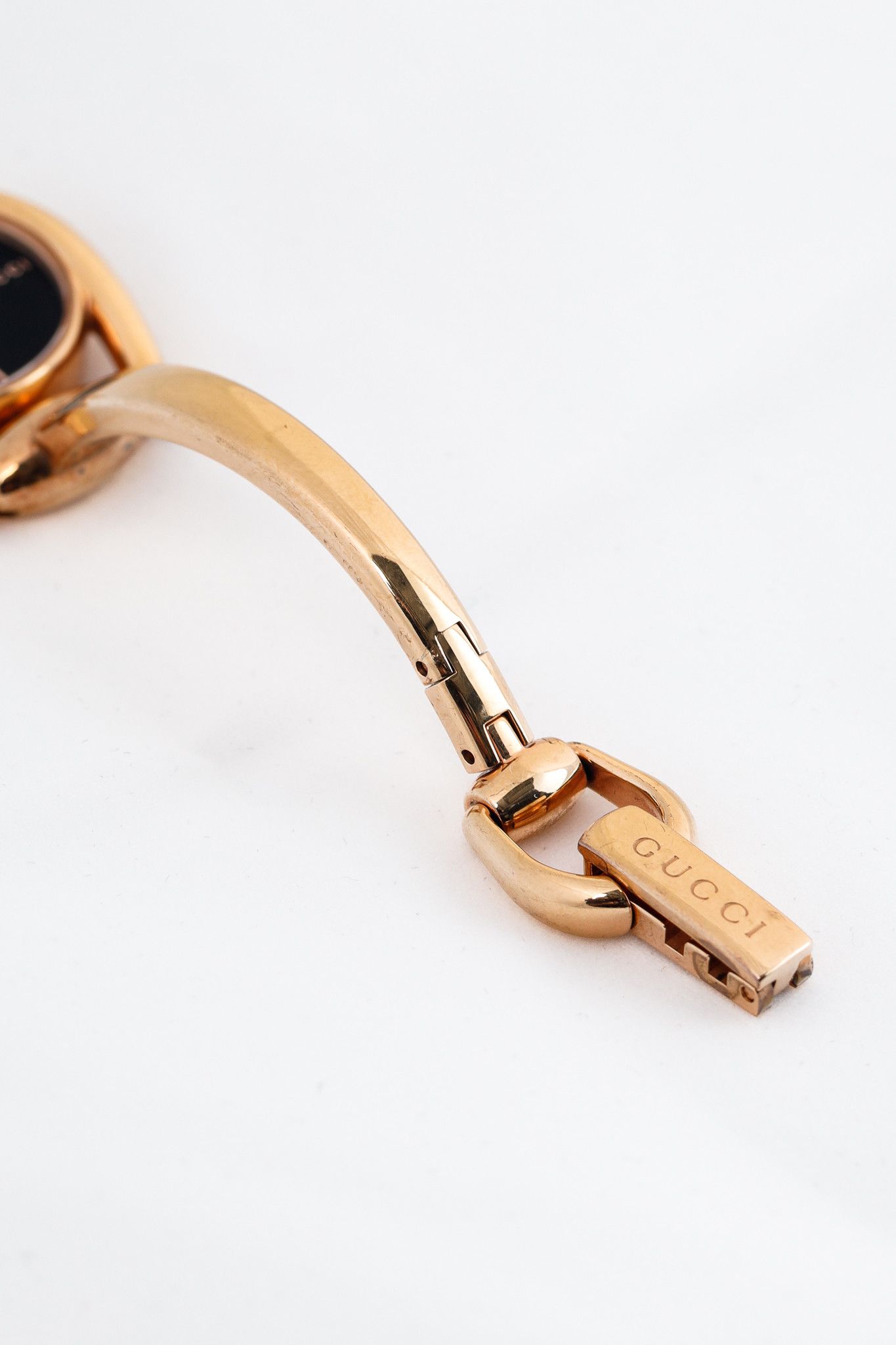 Gucci Gucci YA139507 Rose Gold Horsebit Bangle Watch Size ONE SIZE - 5 Thumbnail
