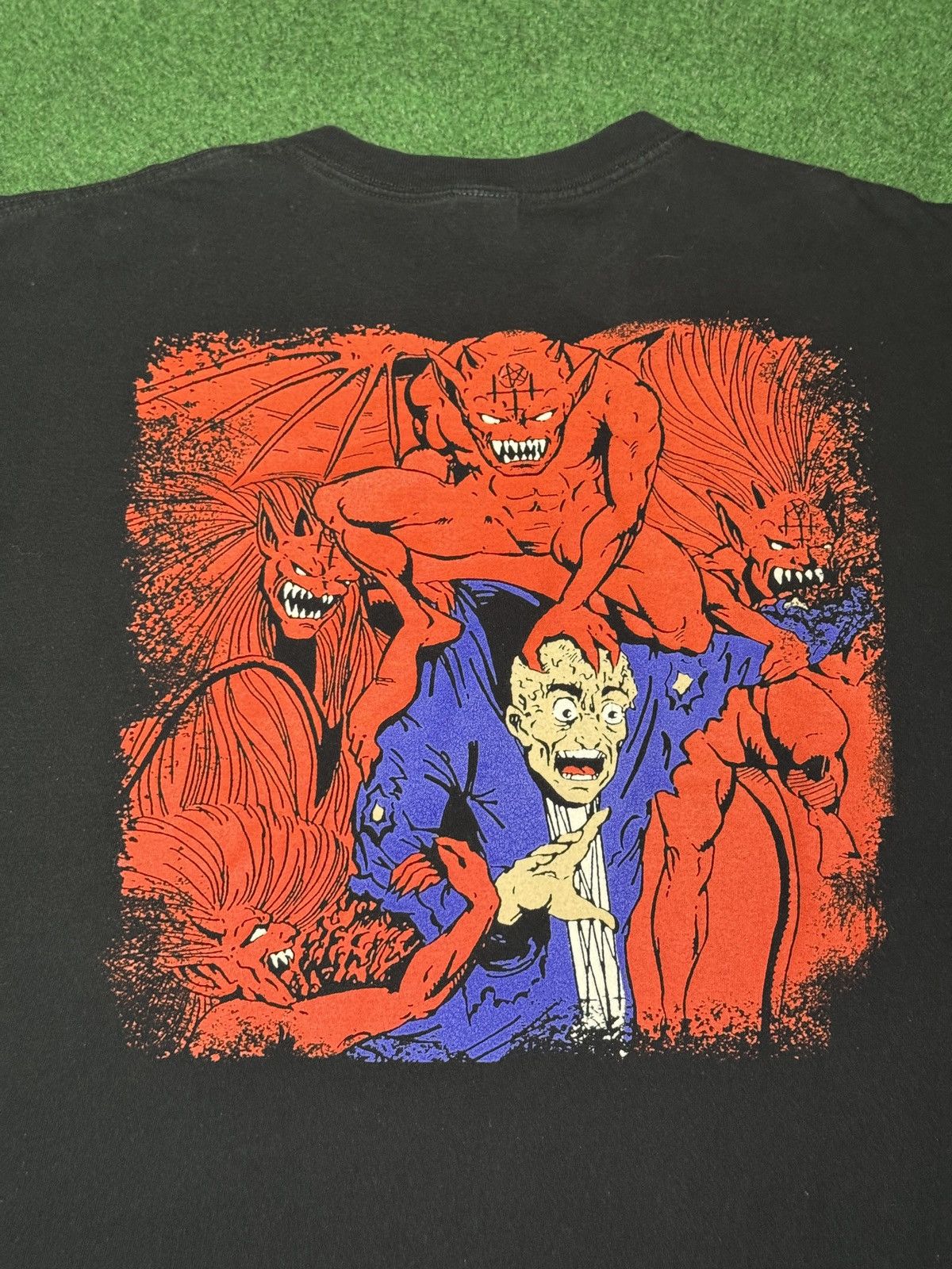 Band Tees Deicide Vintage Y2K Metal Crazy Backhit Rare Band T Shirt Size US L / EU 52-54 / 3 - 5 Thumbnail