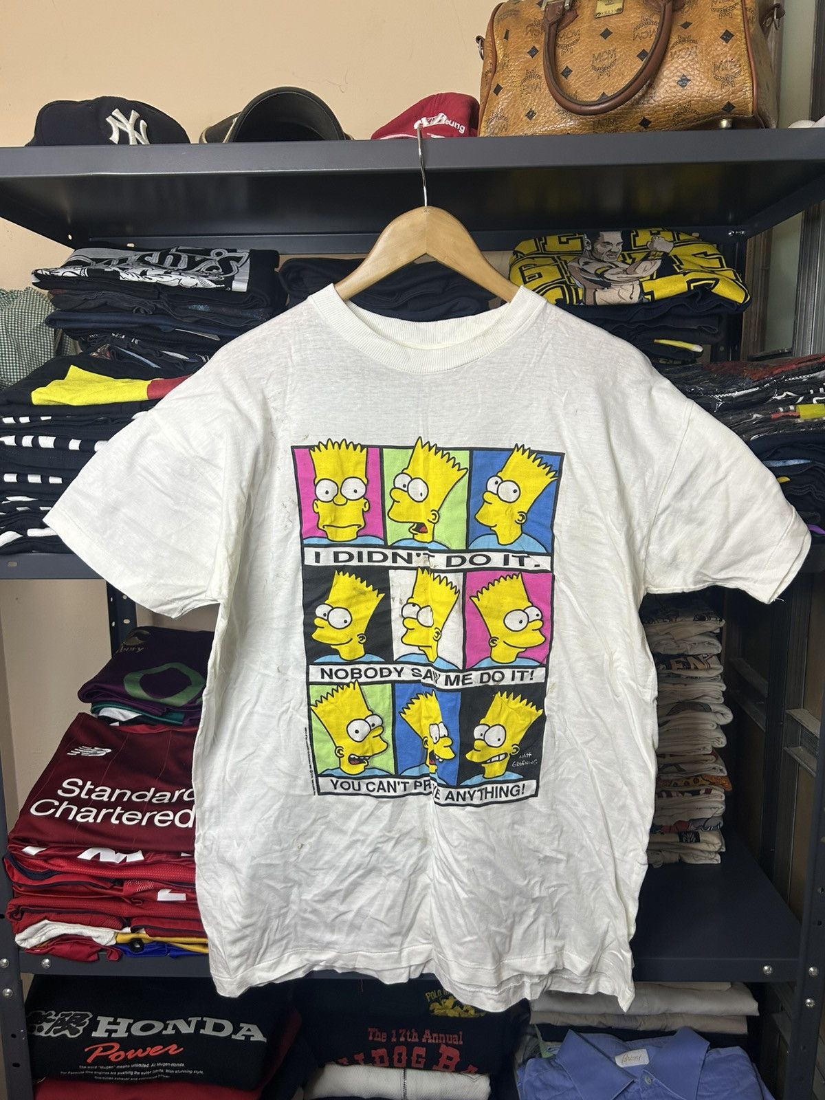 Vintage Vintage The Simpsons Bart “I Didn’t Do It” T-Shirt L Size US L / EU 52-54 / 3 - 1 Thumbnail