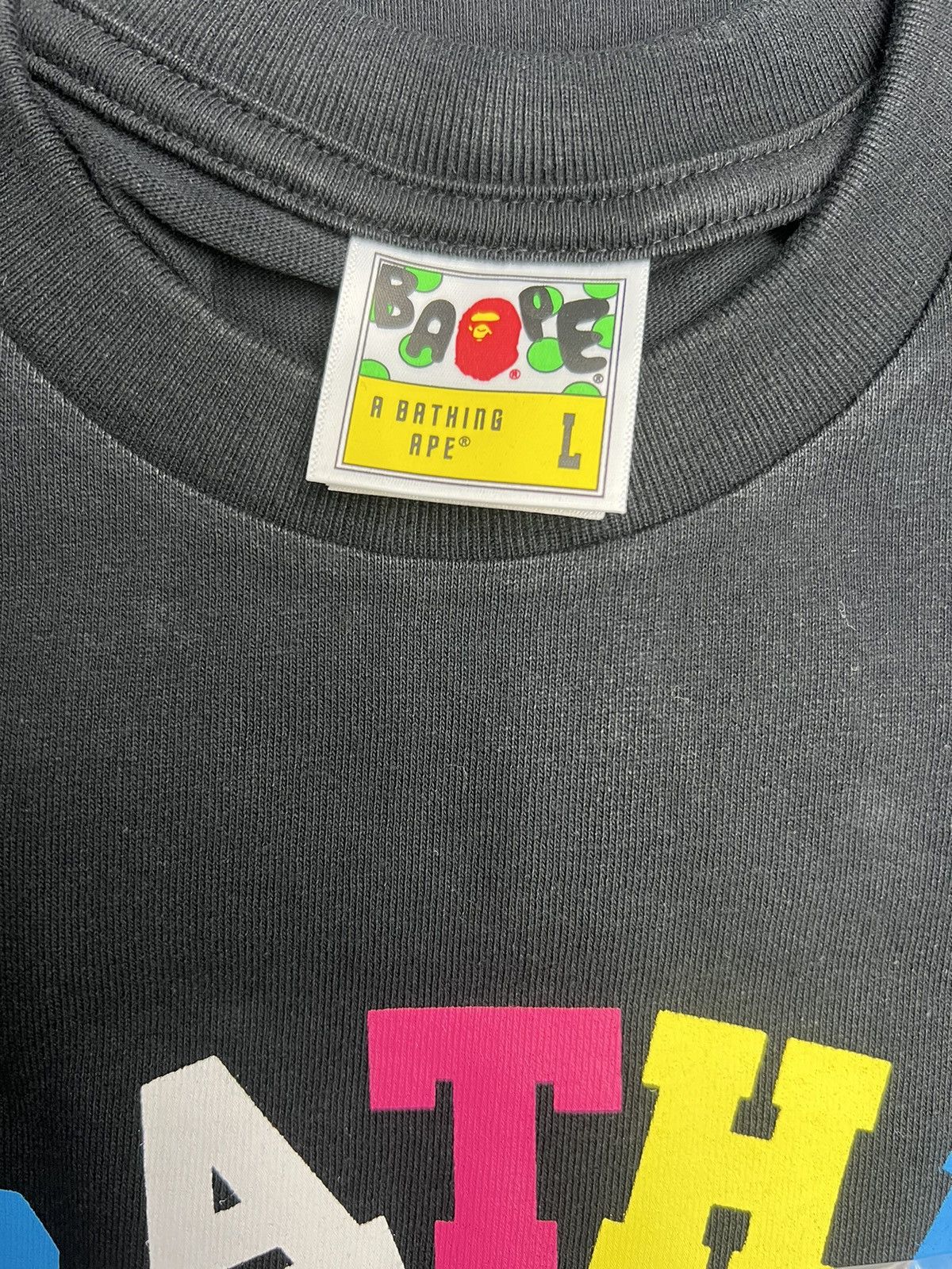 Bape Bape Neon Camo College T-Shirt Size US L / EU 52-54 / 3 - 4 Thumbnail