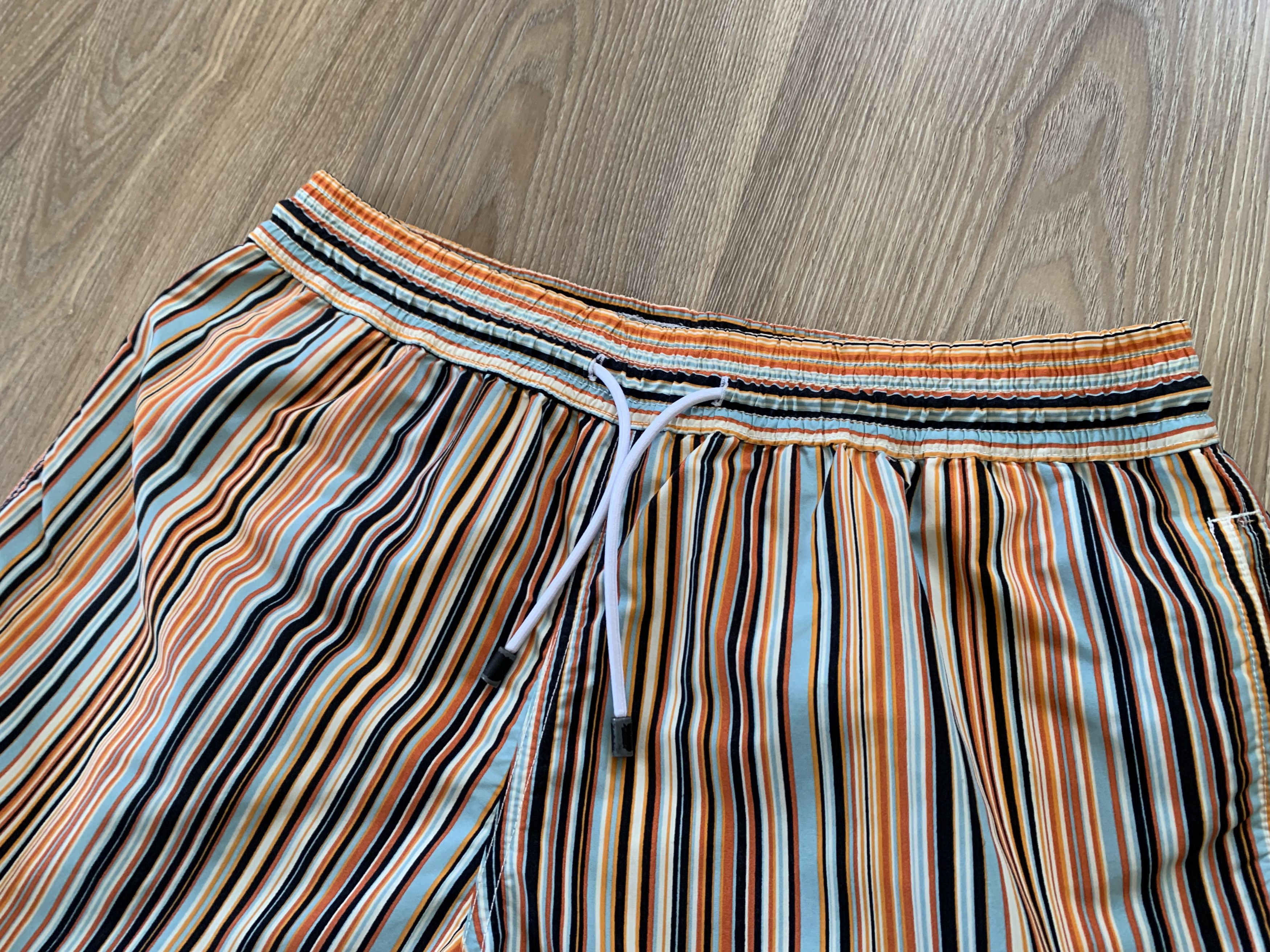 Other Vintage Ectasea Stripe Beach Nylon Shorts Size US 36 / EU 52 - 4 Thumbnail