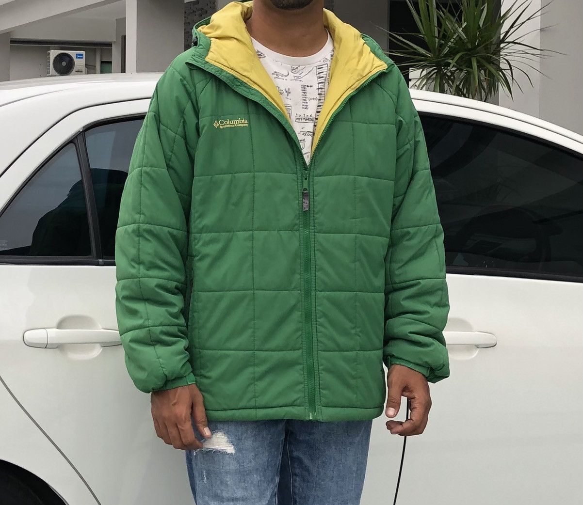 Columbia Columbia Mountain Green Outdoor Padded Jacket Size US L / EU 52-54 / 3 - 1 Thumbnail