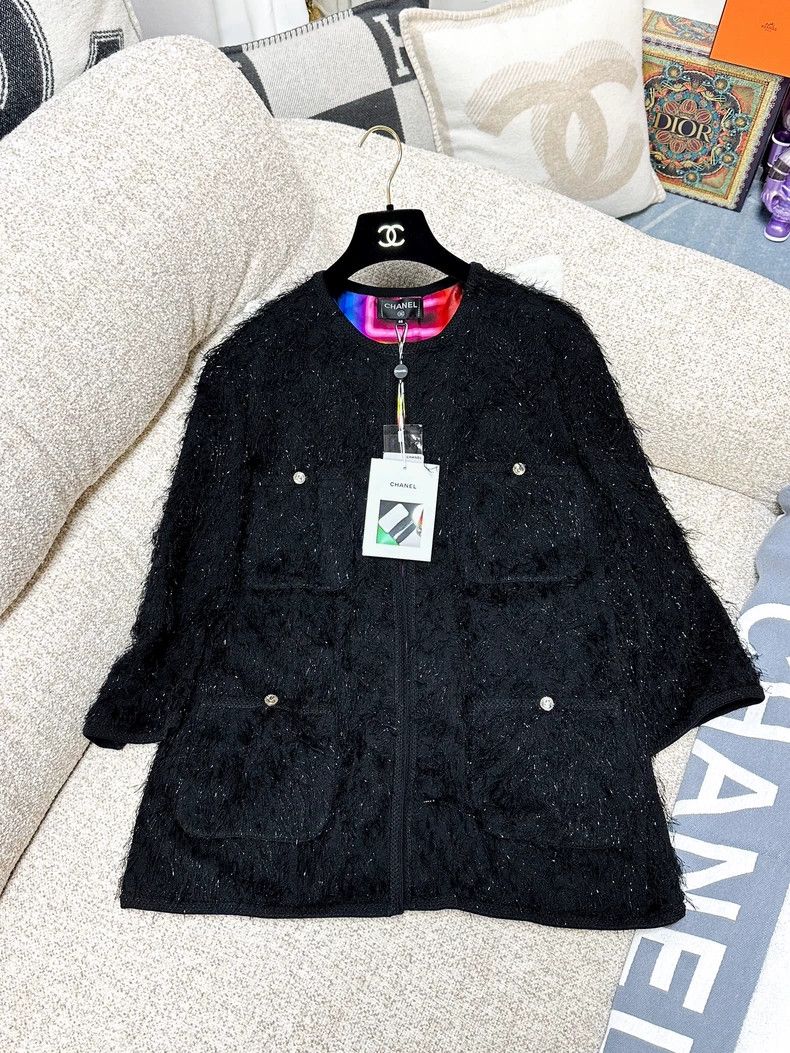Chanel Chanel Thin tassel long-sleeved jacket Size S / US 4 / IT 40 - 1 Thumbnail