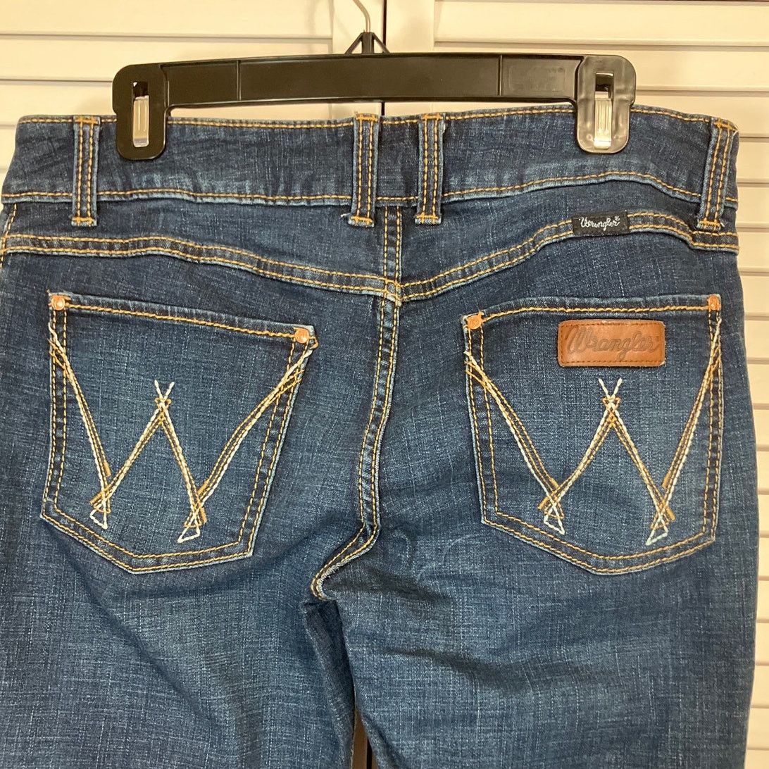 Wrangler Wrangler Retro High-Rise Bootcut Blue Denim Women Jeans 34 Size 34" / US 12 / IT 48 - 10 Thumbnail
