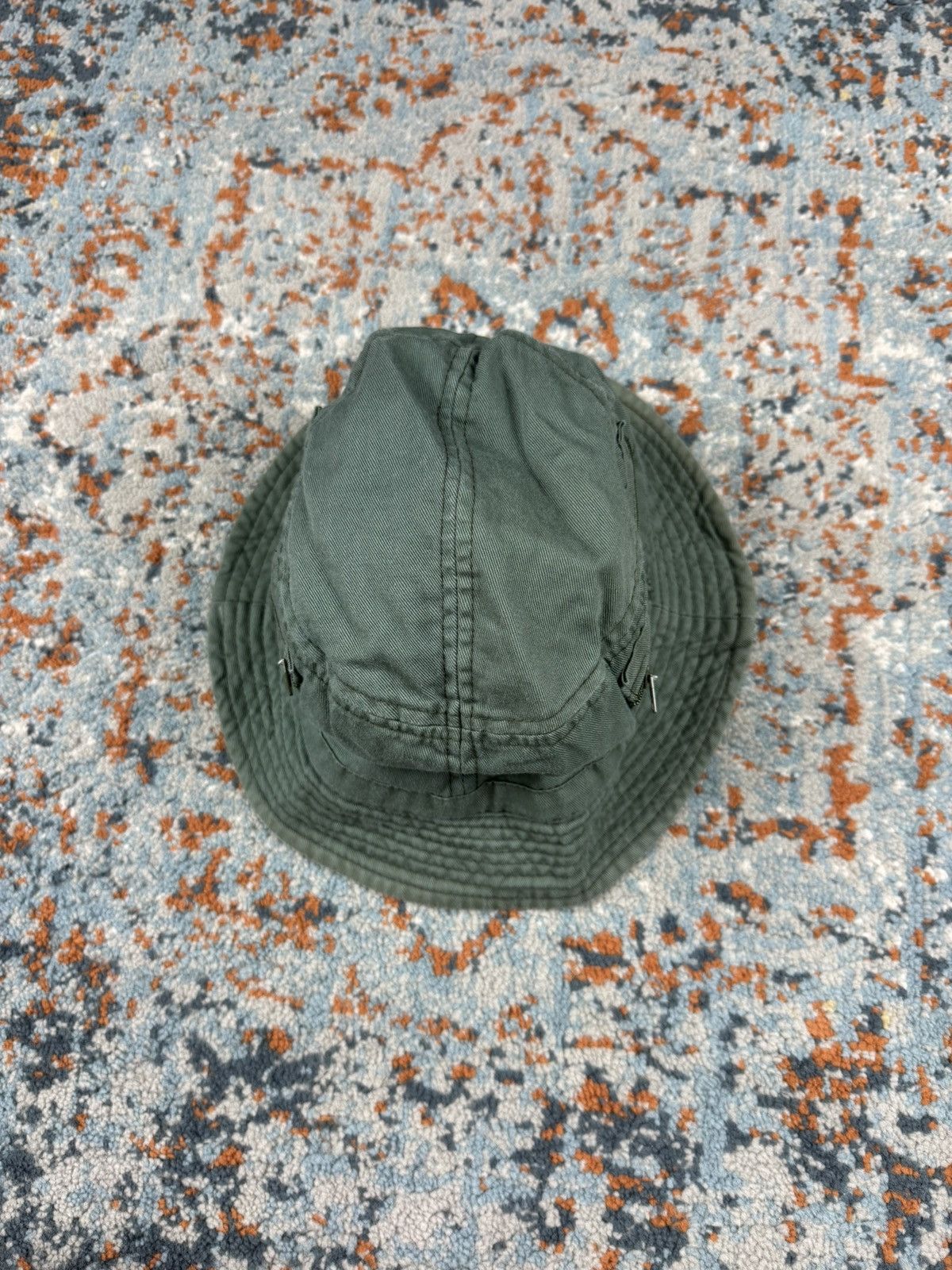 Vintage Vintage 90s Archival army cargo pocket bucket hat avantgarde Size ONE SIZE - 4 Thumbnail