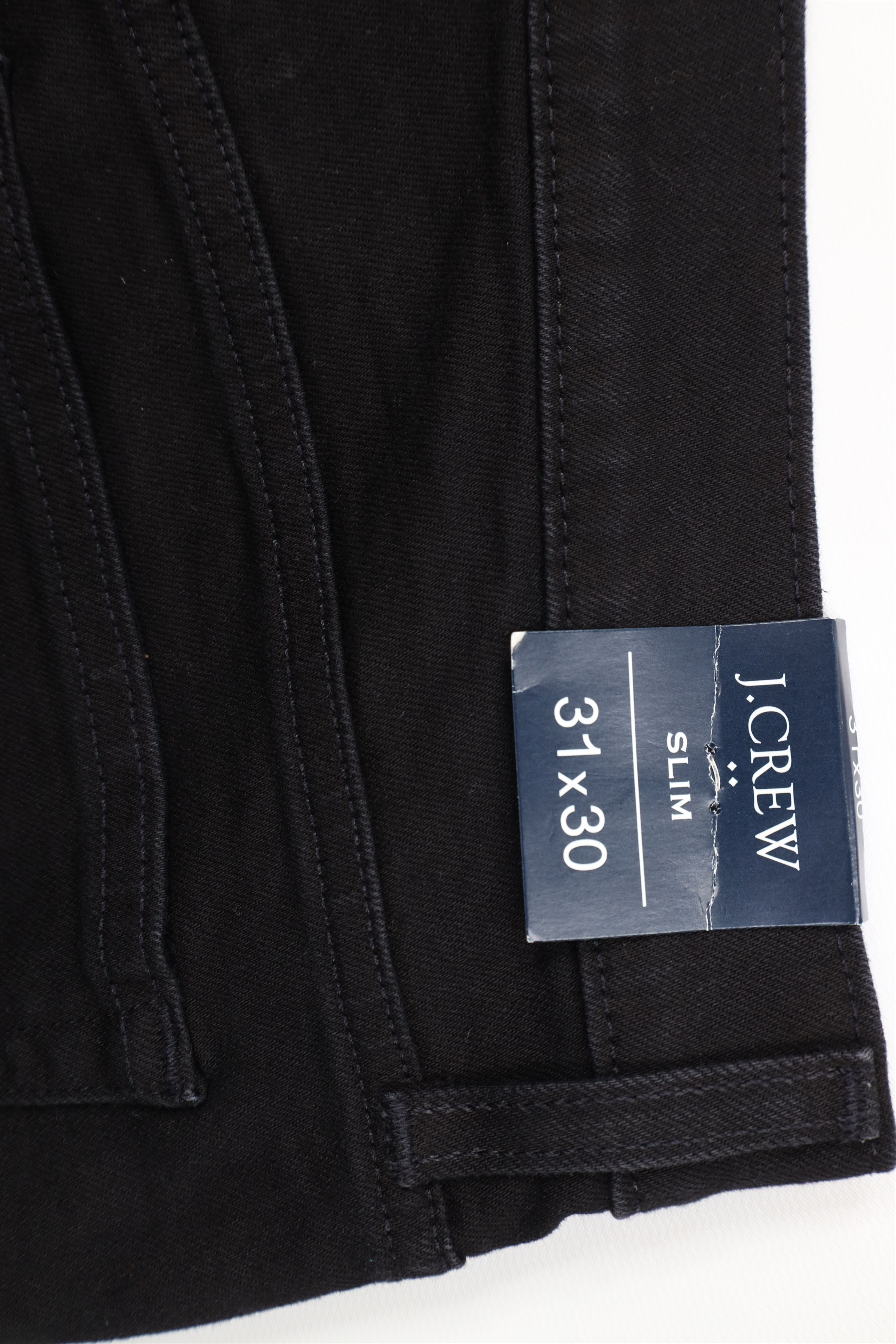 J.Crew New J Crew Slim Fit Flex Straight Leg Denim Jeans Black Size US 31 - 13 Thumbnail