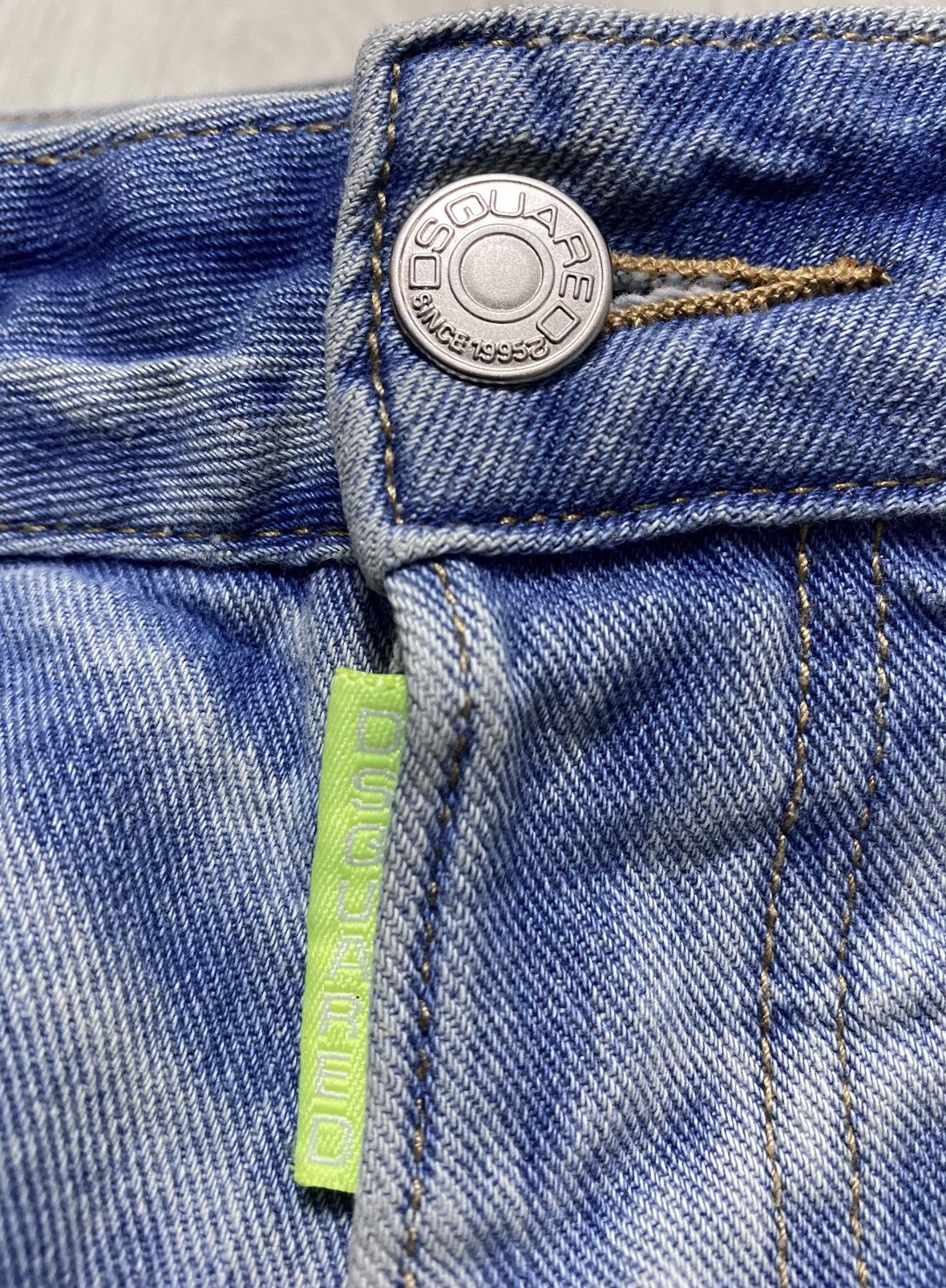 Dsquared2 Women’s Dsquared2 Washed Torn Distressed Jeans Denim Dyed Size 28" / US 6 / IT 42 - 15 Thumbnail