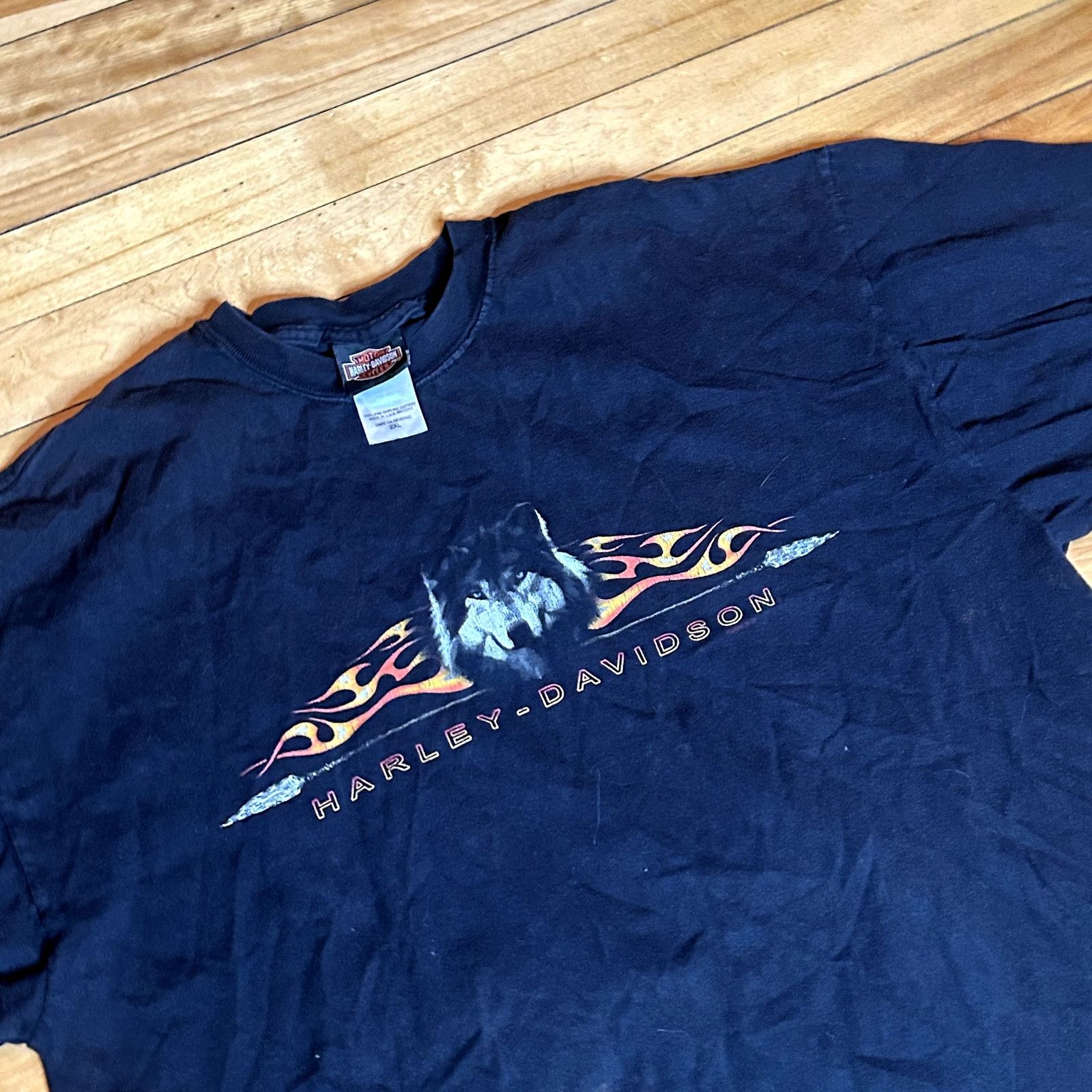 Harley Davidson Y2K Harley Davidson Flame Wolf XXL Size US XXL / EU 58 / 5 - 2 Thumbnail