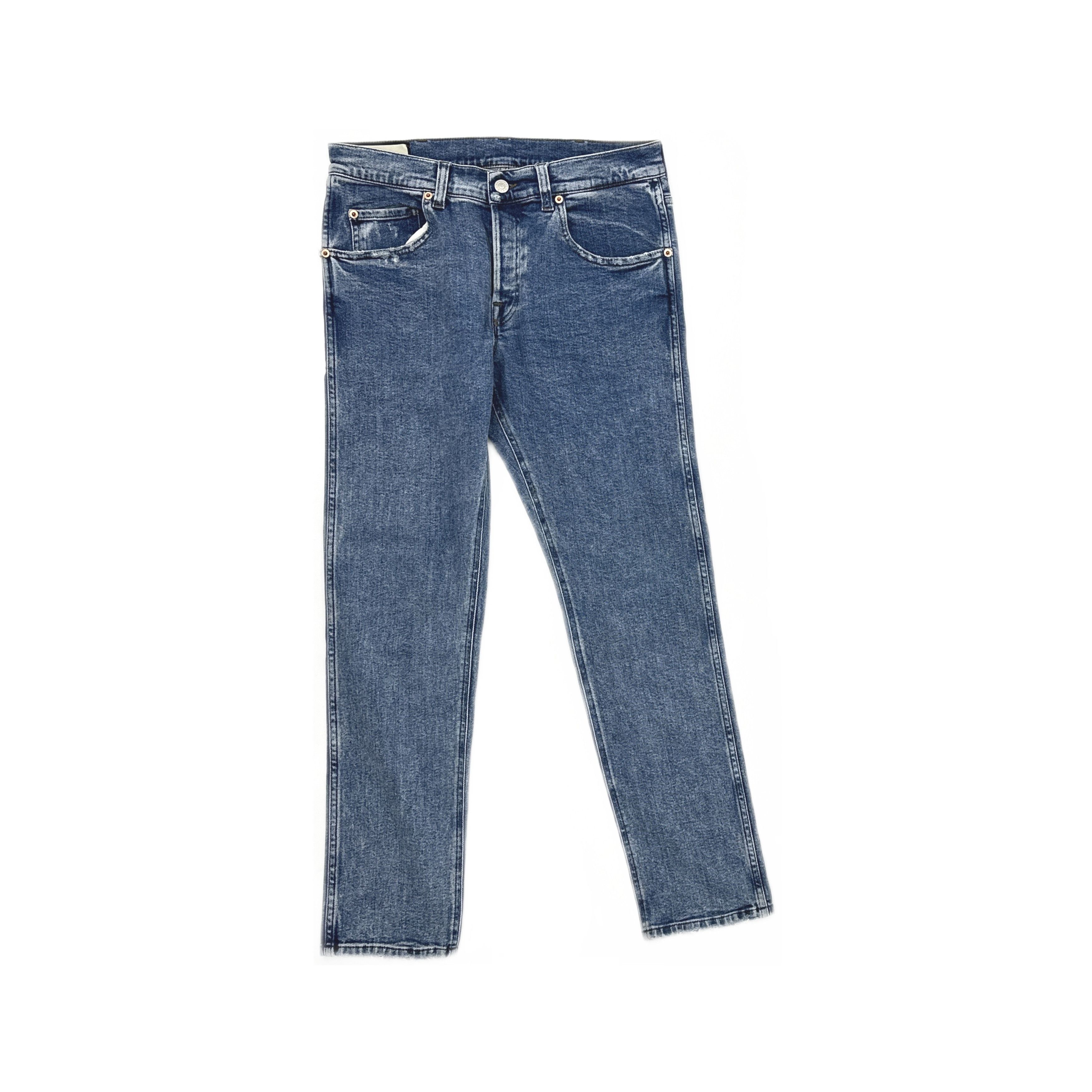 Gucci Gucci Demna Horsebit Jeans in Washed Japanese Denim Size 32
