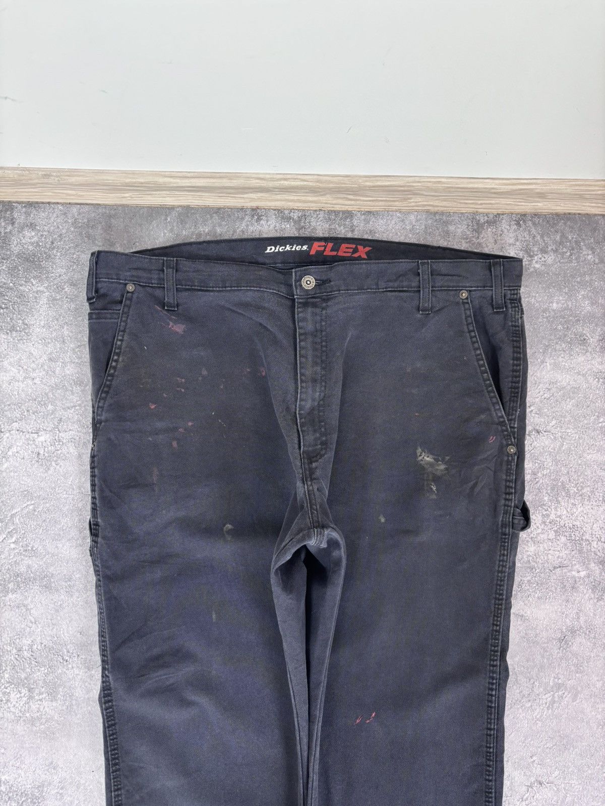 Dickies Dickies Flex Men’s Carpenter Pants Trousers Navy Workwear Size US 44 / EU 60 - 16 Thumbnail