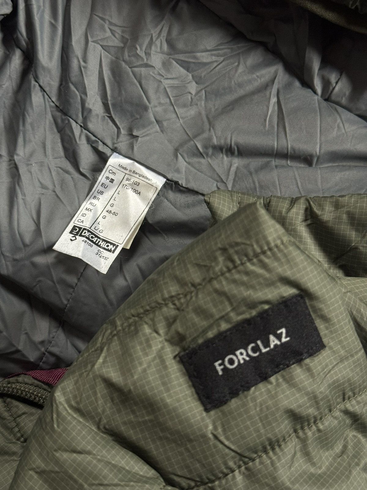 Mammut Decathlon Forclaz L/size wmns jacket padded hooded outdoor Size L / US 10 / IT 46 - 3 Thumbnail