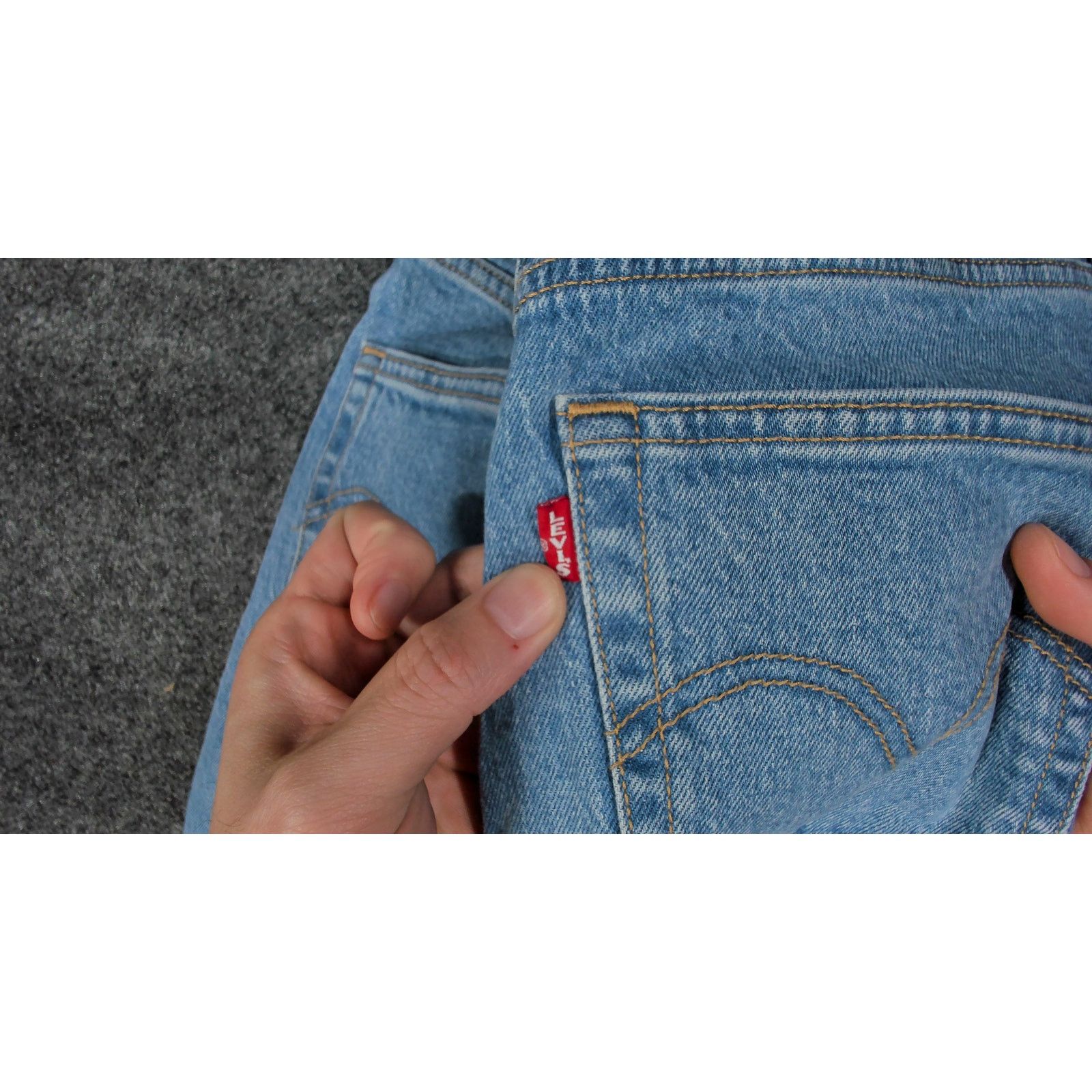 Levi's Levis Premium Ribcage Straight Ankle Light Wash Jeans W30 Size 27" / US 4 / IT 40 - 12 Thumbnail