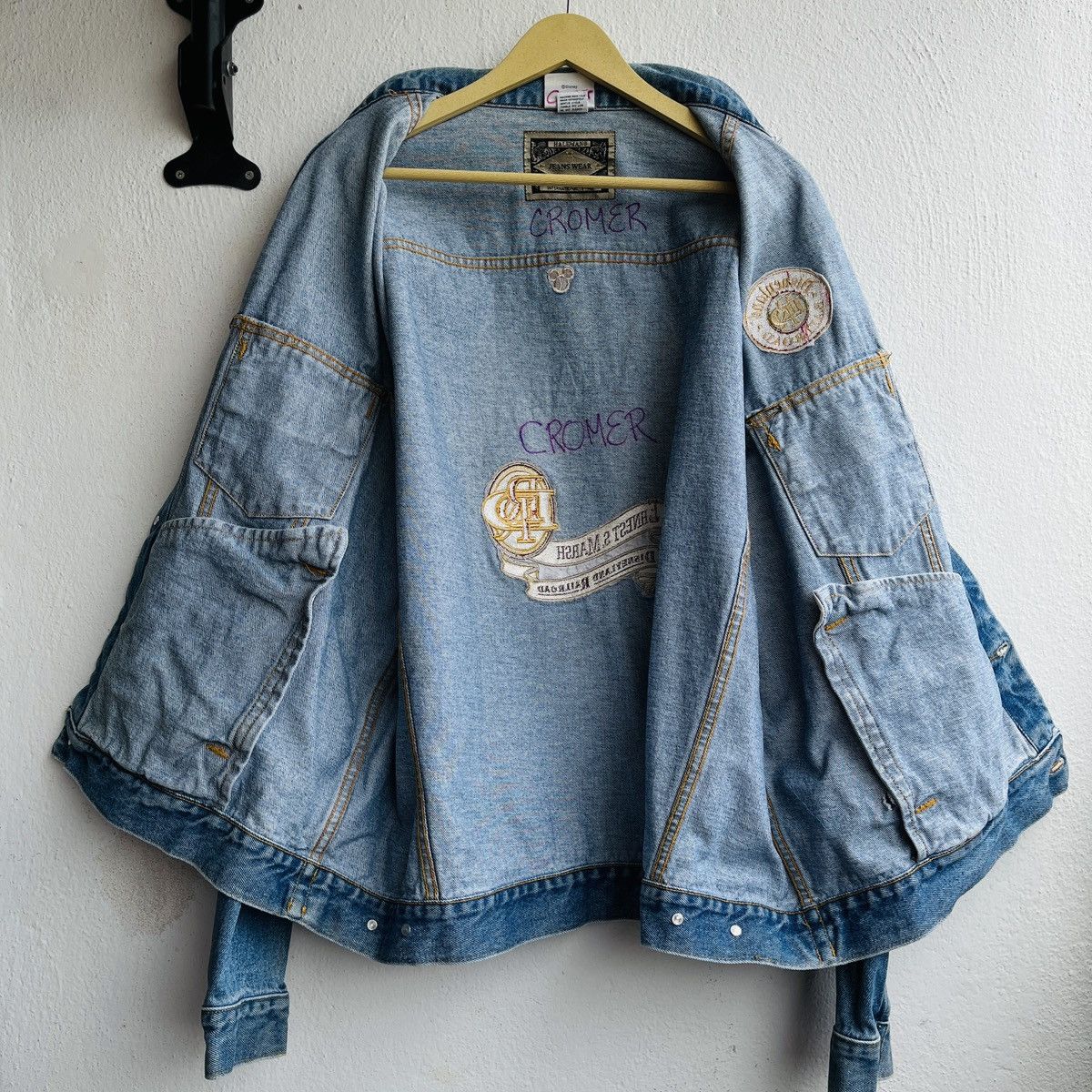 Other Vintage Disneyland Railroad Embroidered Denim Jacket XXL Size US XXL / EU 58 / 5 - 21 Thumbnail