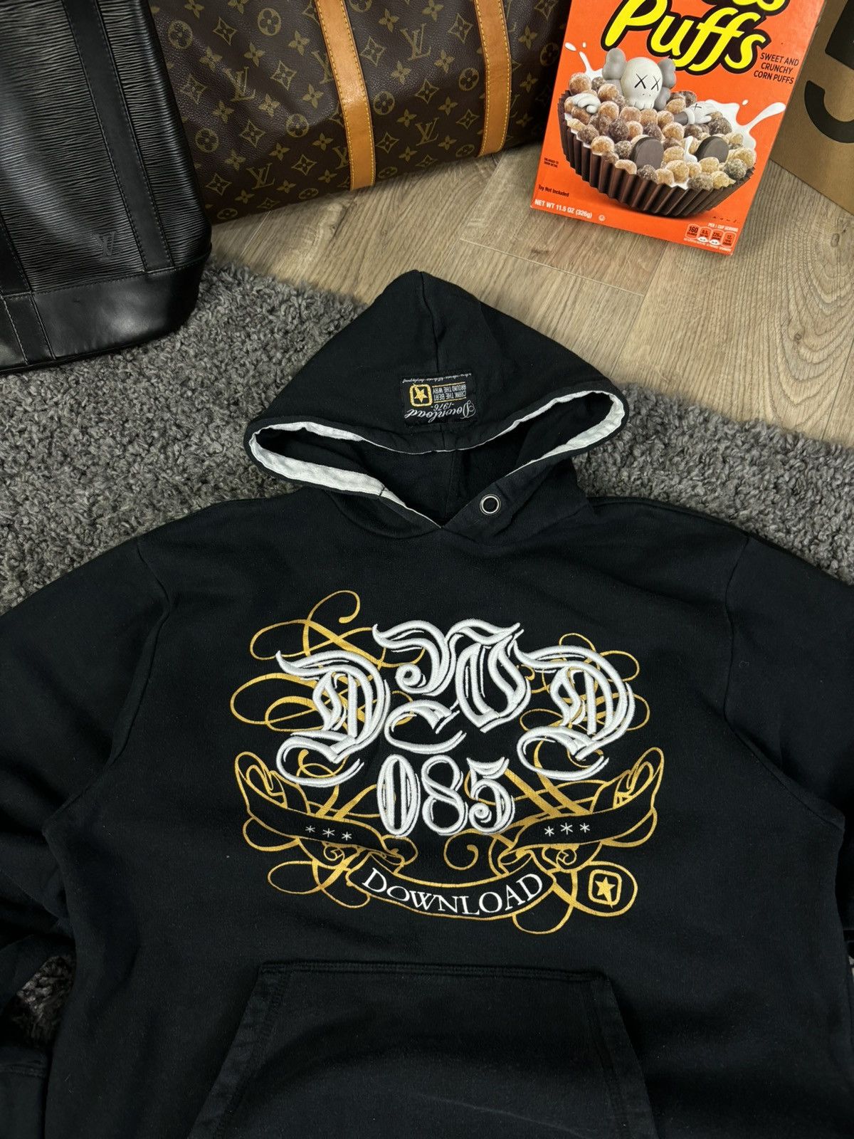 Japanese Brand × Vintage Vintage FishBone Style Y2K Hoodie Spell Out Embroidery Logo Size US M / EU 48-50 / 2 - 5 Thumbnail