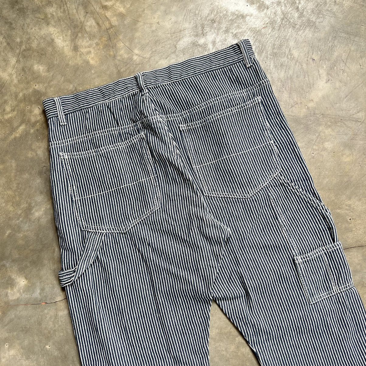 Japanese Brand 2000s Hickory Stripe Sugar Cane Style Carpenter Pants Size US 33 - 3 Thumbnail