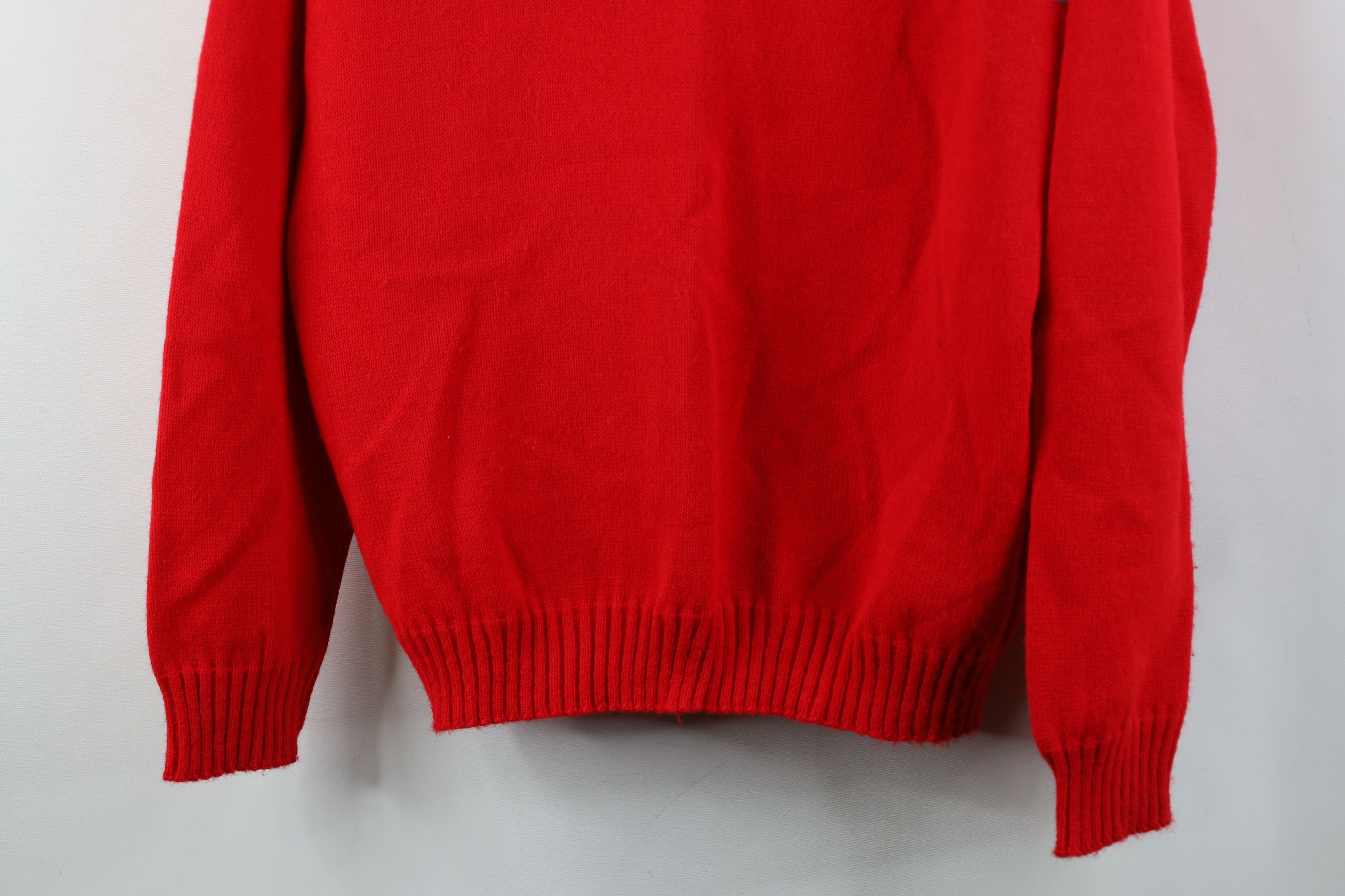 Vintage Vintage 70s 80s Ohio State University V-Neck Sweater USA Size L / US 10 / IT 46 - 3 Thumbnail