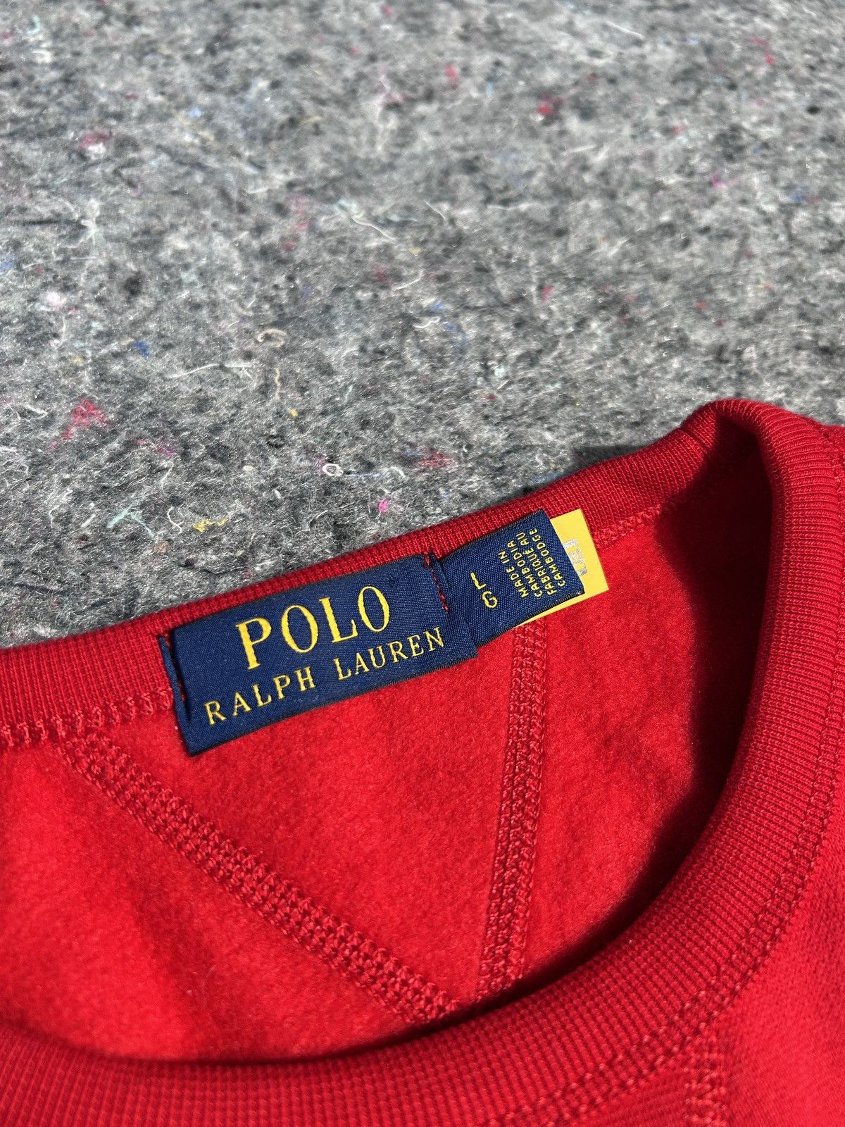 Polo Ralph Lauren Men’s Polo Ralph Lauren Pony Crewneck Sweatshirt Red Large Size US L / EU 52-54 / 3 - 5 Thumbnail