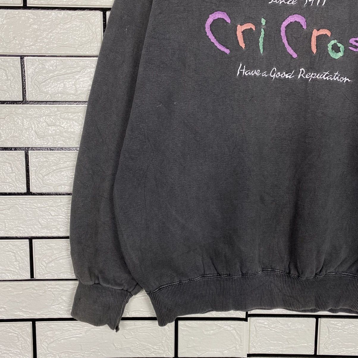 Japanese Brand 📌Vintage Sweatshirt Cri Cross Big Logo Issey Miyake Size US M / EU 48-50 / 2 - 5 Thumbnail