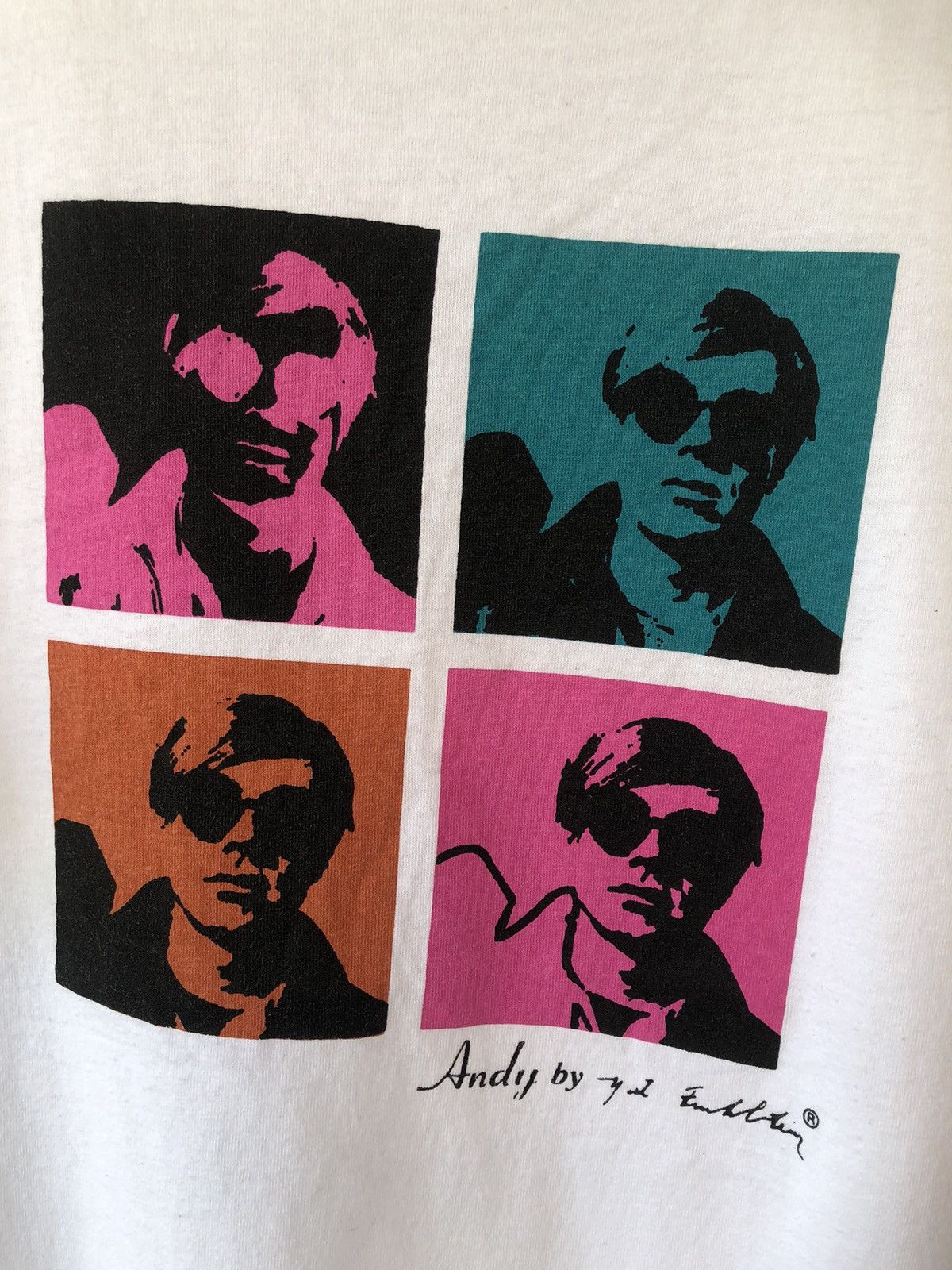 Andy Warhol × Vintage Vintage 90s Andy Warhol Pop Art Tee Size US L / EU 52-54 / 3 - 4 Thumbnail