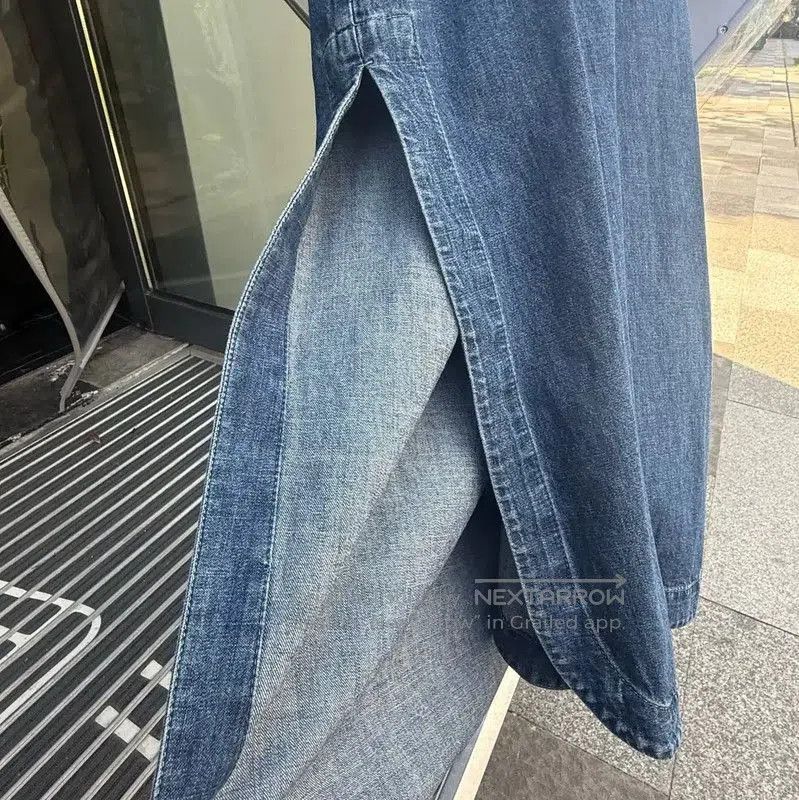 Valentino Valentino Blue Denim Dress for Women . Size L / US 10 / IT 46 - 5 Thumbnail