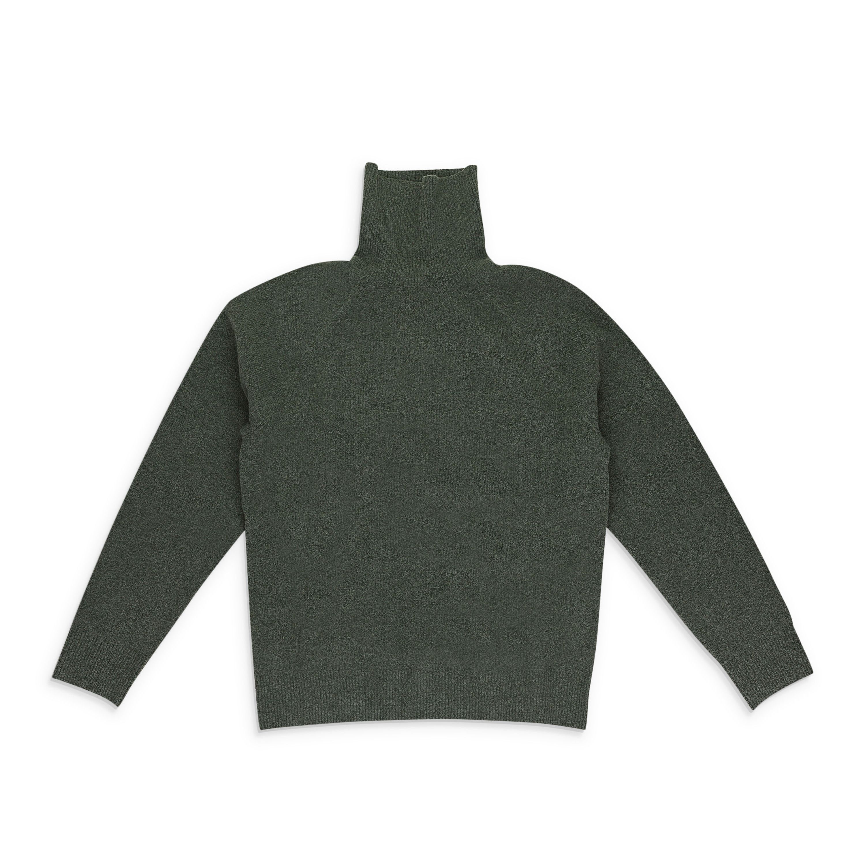Aime Leon Dore GREEN BOILED WOOL TURTLENECK SWEATER SIZE M
