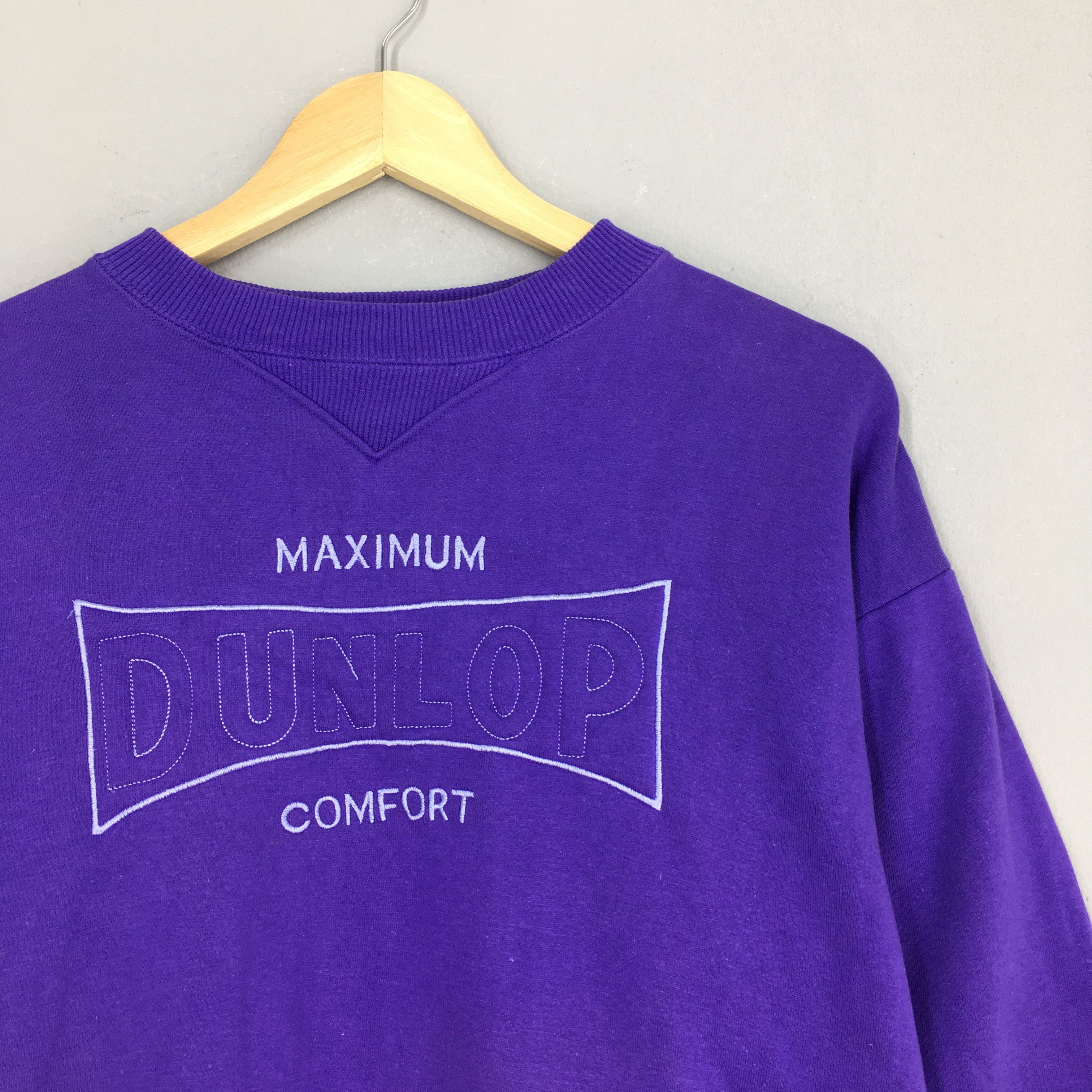 Dunlop × Vintage Vintage Dunlop Motorsport Purple Sweatshirt Large Size US L / EU 52-54 / 3 - 2 Thumbnail