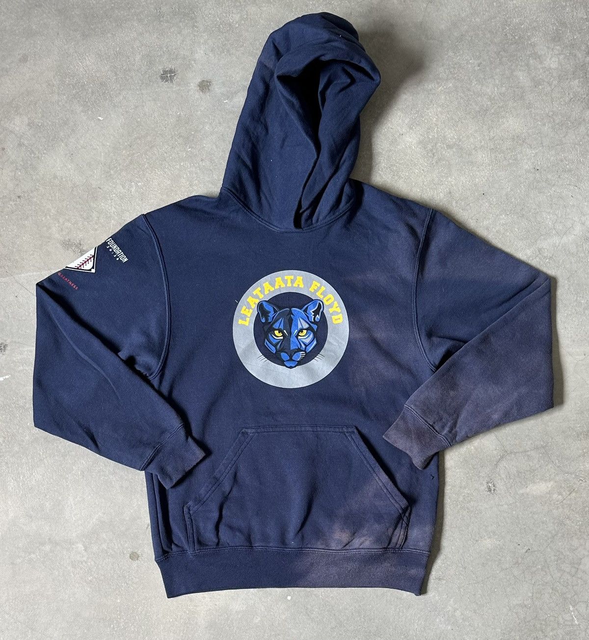 Vintage VINTAGE SUNFADED LEATATA FLOYD MLB FOUNDATION HOODIE Size US S / EU 44-46 / 1 - 1 Thumbnail