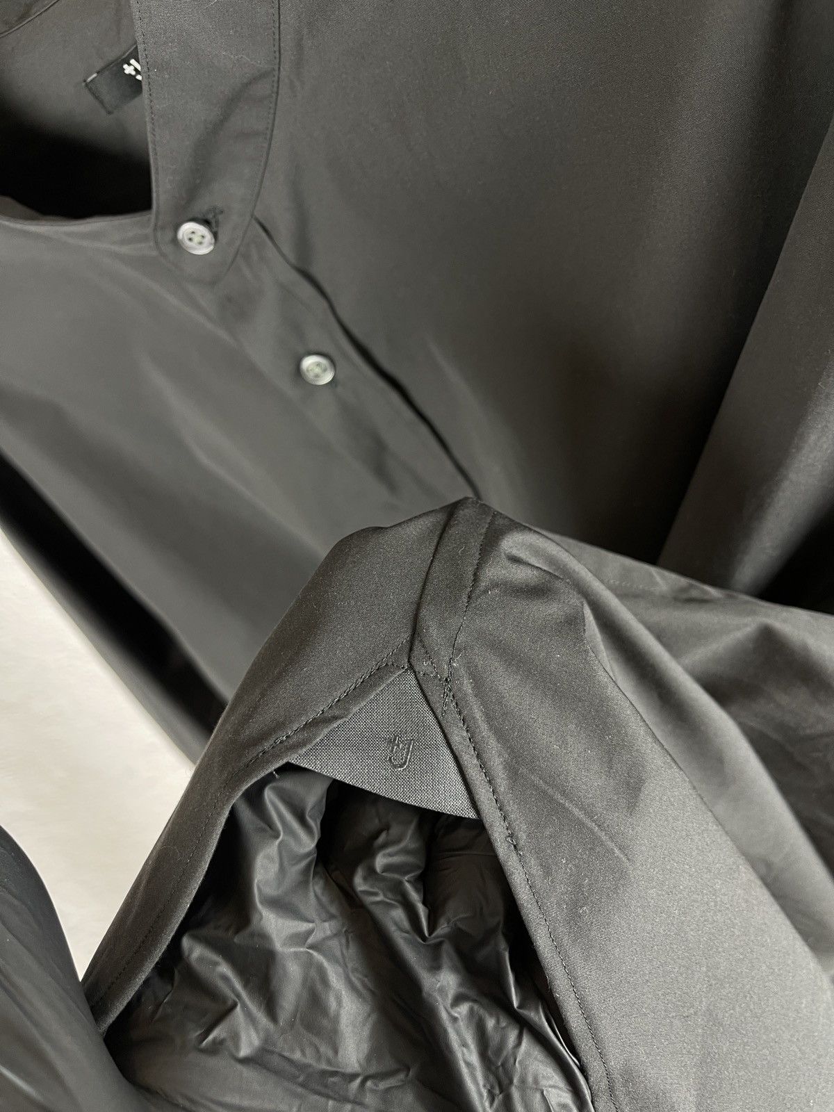 Japanese Brand Jil Sander x Uniqlo collarless oversized button up shirt Size US XL / EU 56 / 4 - 10 Thumbnail