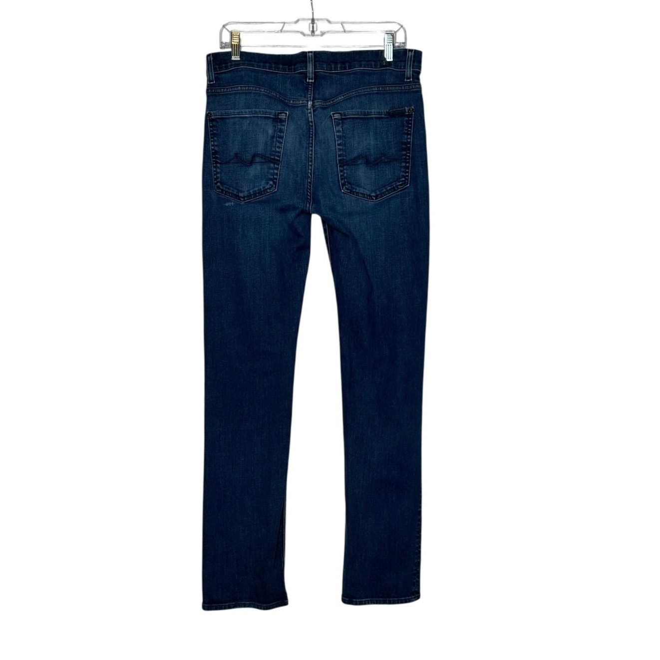 7 For All Mankind 7 for all Mandkind Slimmy distressed blue jeans size 32 Size US 32 / EU 48 - 2 Thumbnail