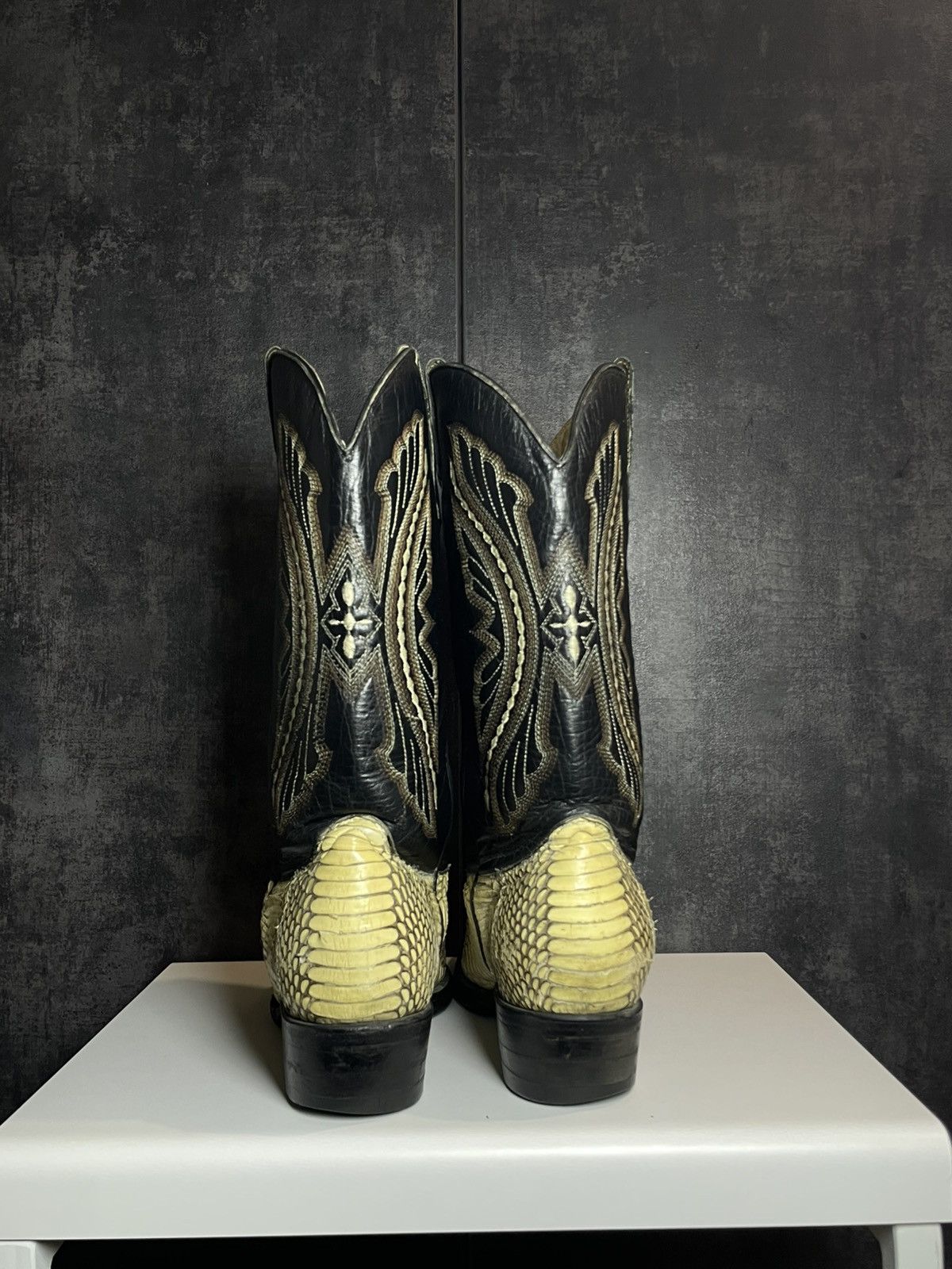 Vintage Vintage Leather Snake Cowboy Boots Avant Garde Japanese Size US 9.5 / EU 42-43 - 10 Thumbnail