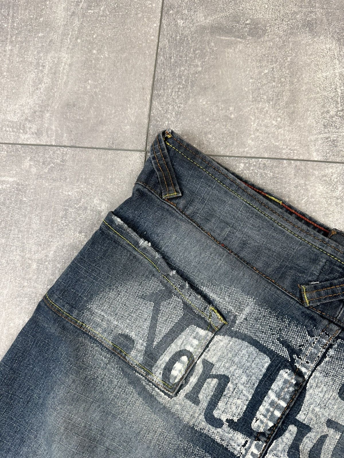 Von Dutch Womens Von Dutch Retro Overprint Logo Mini Skirt Size 30" / US 8 / IT 44 - 5 Thumbnail