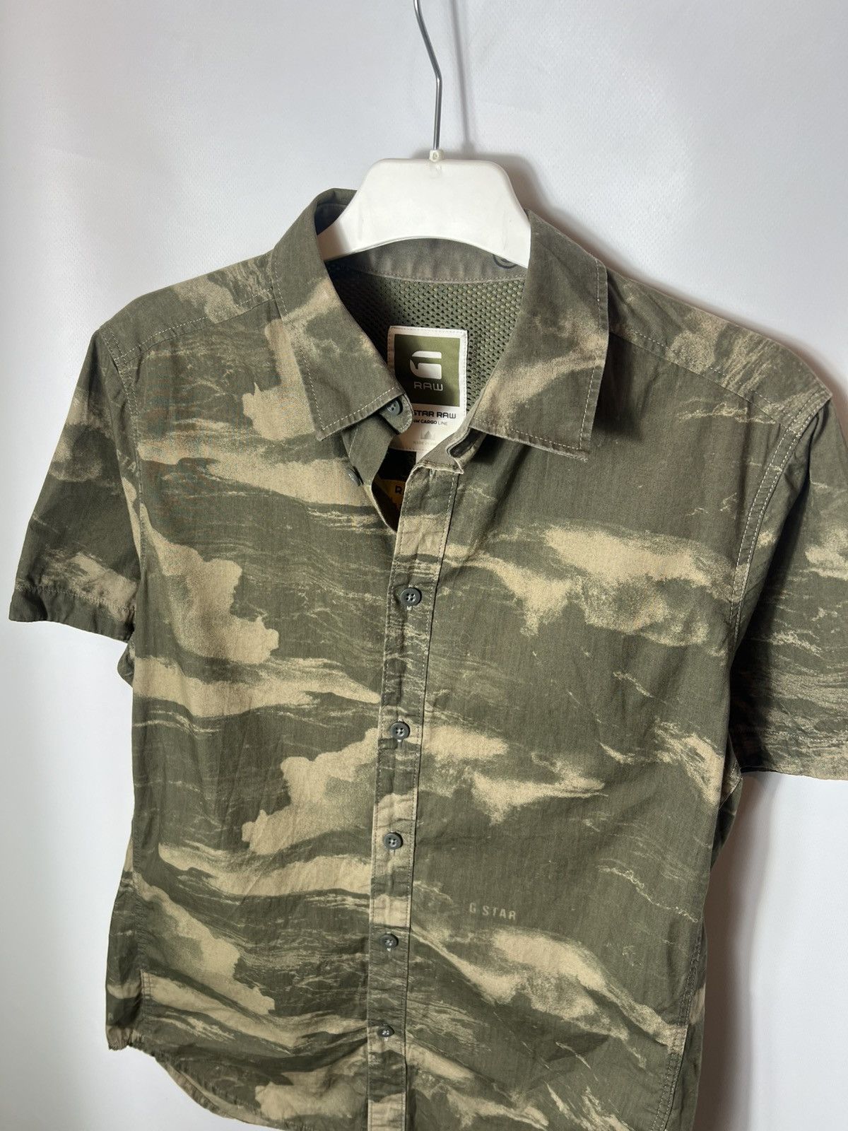 G-Star Vintage streetwear G Star Raw Cargo Line Camouflage shirt Size US M / EU 48-50 / 2 - 2 Thumbnail