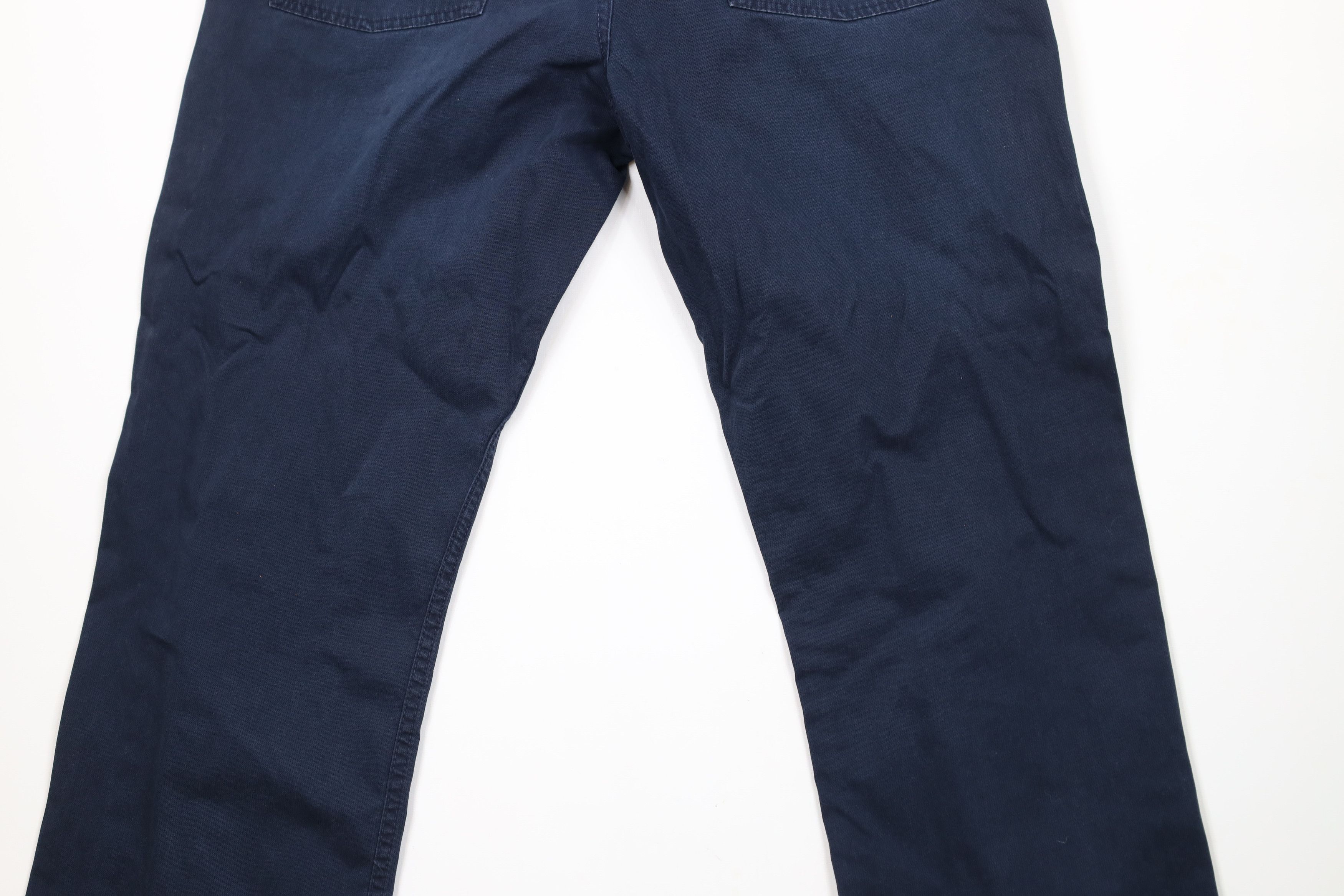 Ralph Lauren × Vintage Vintage Ralph Lauren Spell Out 650 Straight Leg Pants Blue Size US 33 - 12 Thumbnail