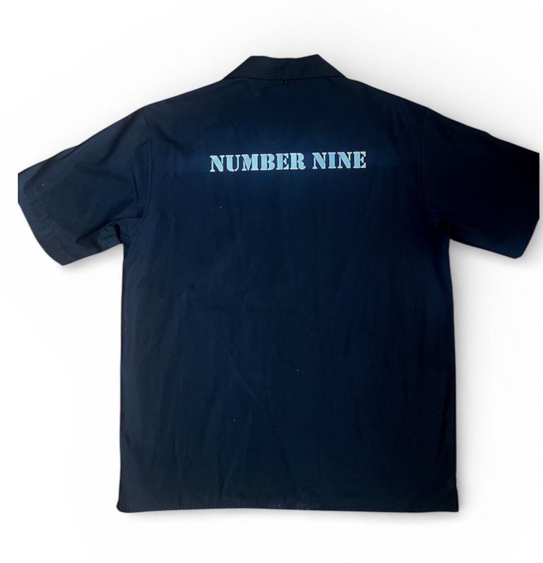 Number (N)ine Number (N)ine Back Logo Open Collar Button Up Size US M / EU 48-50 / 2 - 1 Thumbnail