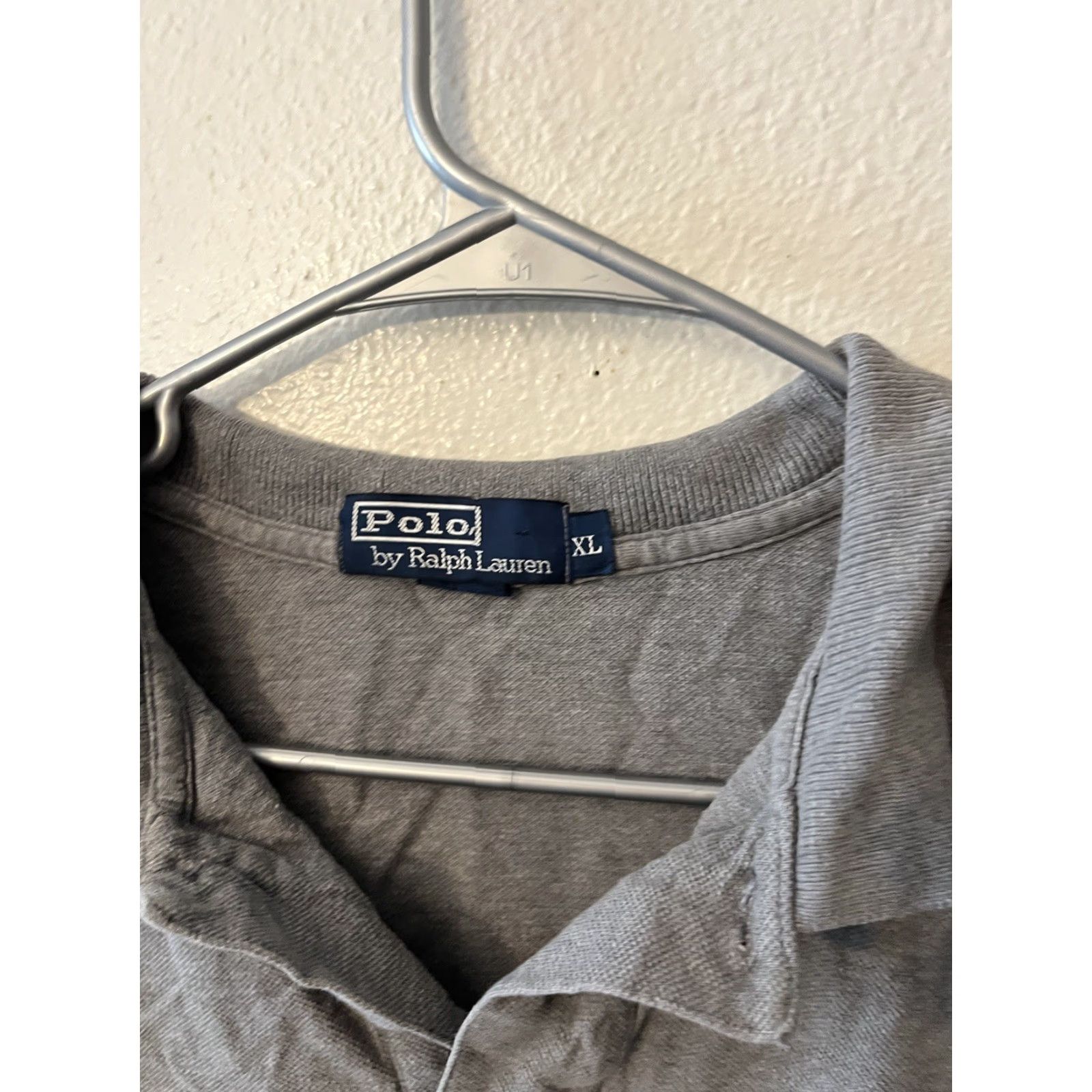 Polo Ralph Lauren Polo Ralph Lauren Polo Shirt Gray Size XL Mens Casual Classic 90s Size US XL / EU 56 / 4 - 3 Thumbnail