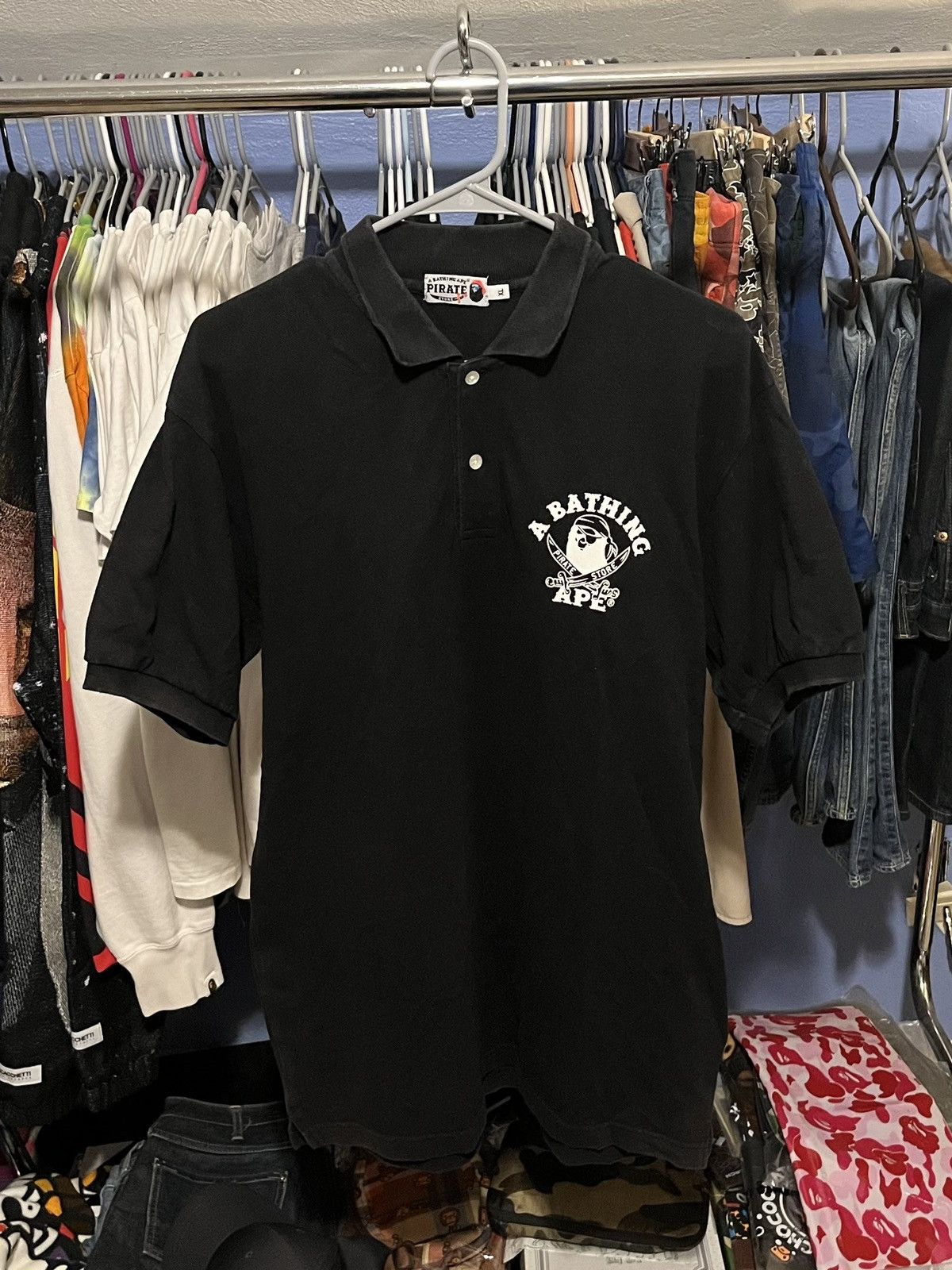 Bape Bape skull Shirt Size US XL / EU 56 / 4 - 1 Thumbnail