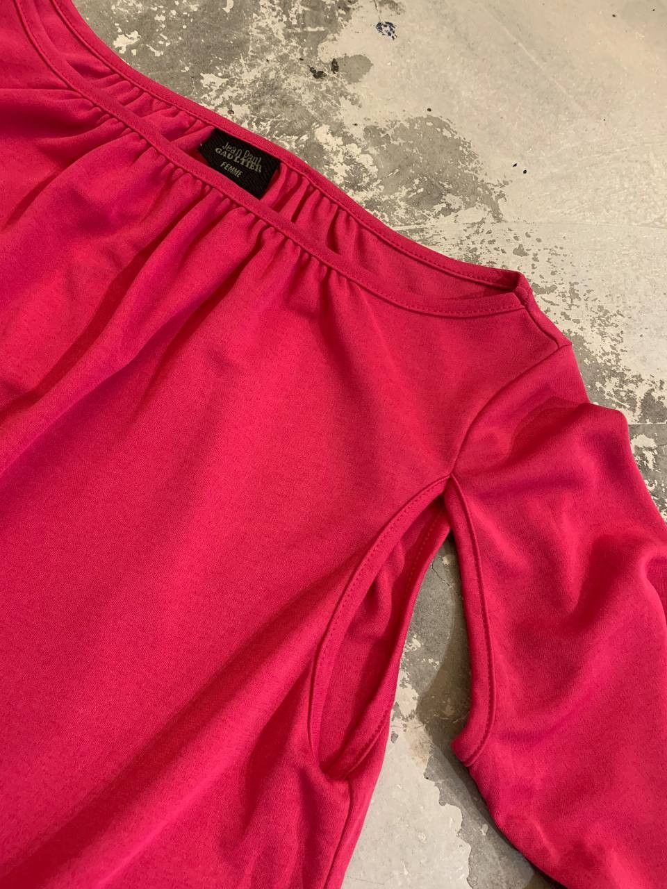 Jean Paul Gaultier Jean paul gaultier pink cut off armpit Size M / US 6-8 / IT 42-44 - 1 Thumbnail