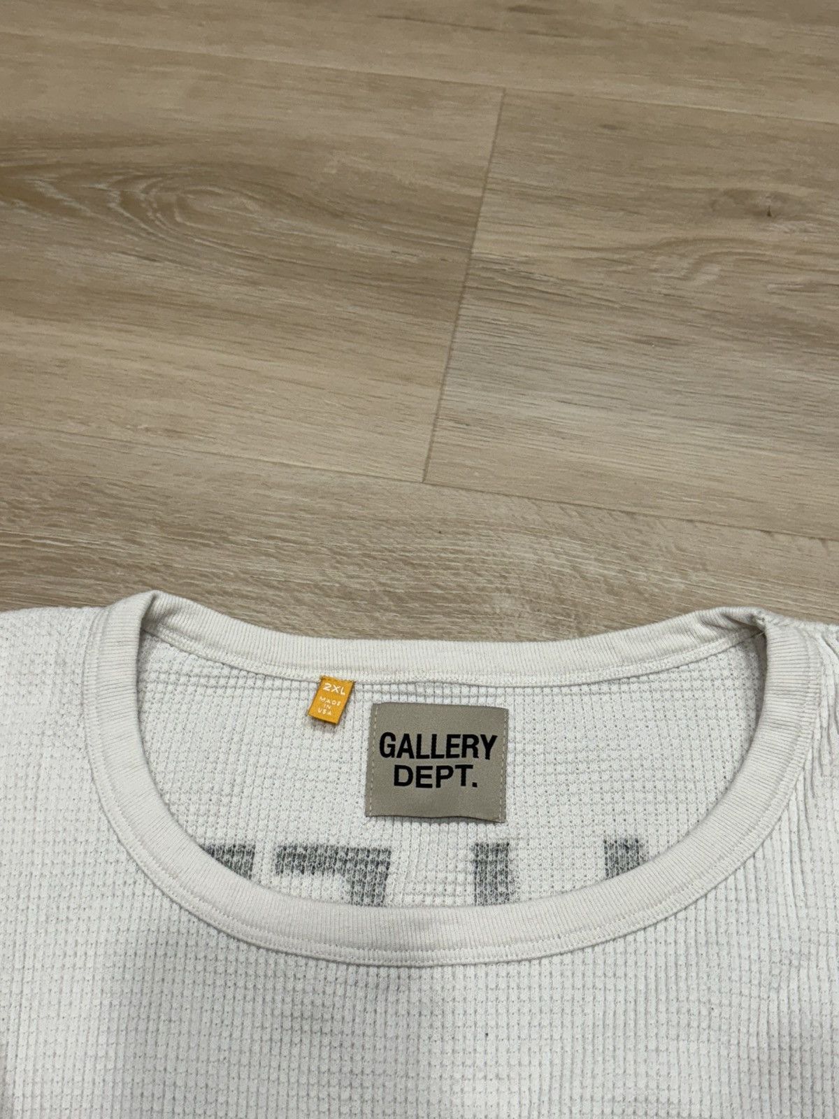 Gallery Dept. Gallery Dept Long Sleeve Thermal Shirt Size US XXL / EU 58 / 5 - 5 Thumbnail