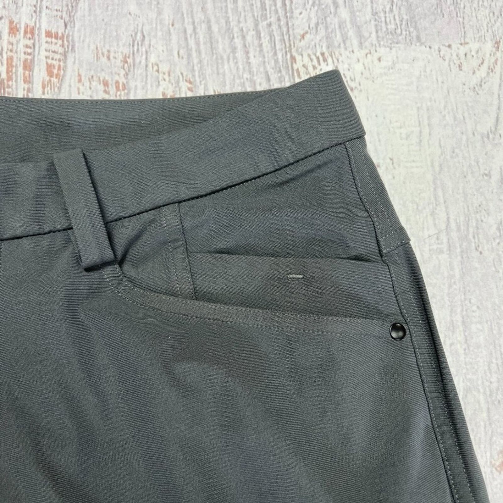 Lululemon Lululemon Commission Pant Dark Gray ABC Stretch 32x34 Size US 32 / EU 48 - 4 Thumbnail