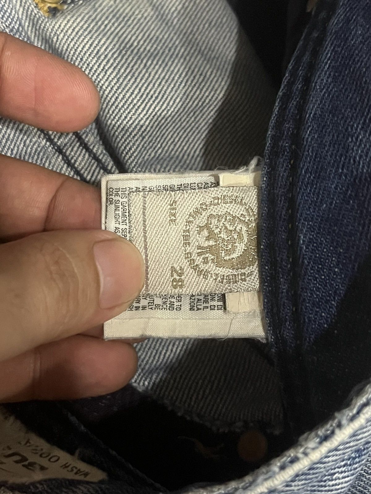 Diesel ⚡️Loose Leg⚡️Vintage Diesel Busky Buttonfly Distressed Jeans Size US 28 / EU 44 - 20 Thumbnail