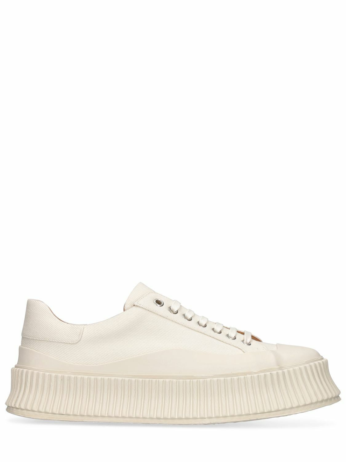 Jil Sander o1y1025 Low-Top Sneakers in White Size US 8 / IT 38 - 1 Thumbnail