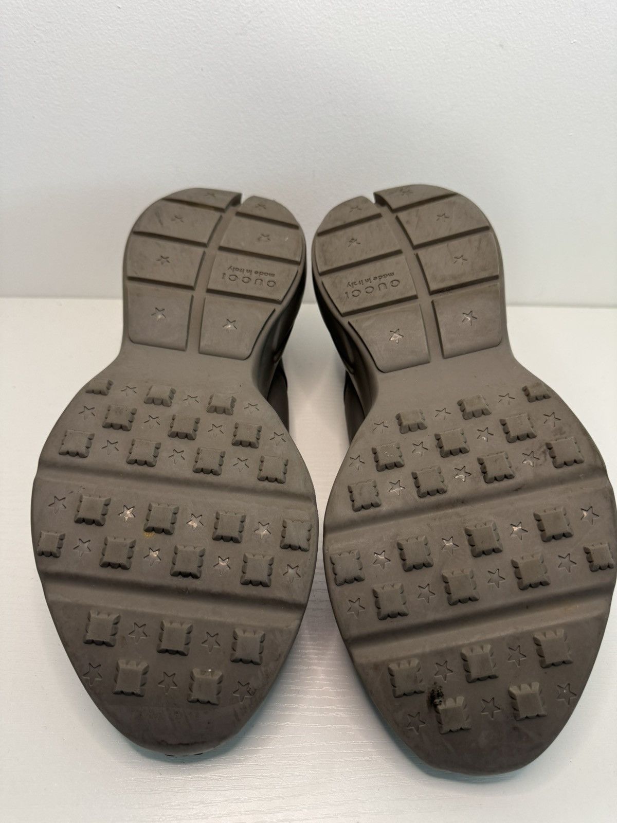 Gucci Gucci Rhyton Sneakers Grey/Navy Size 12 US Preowned No Box Size US 12 / EU 45 - 5 Thumbnail