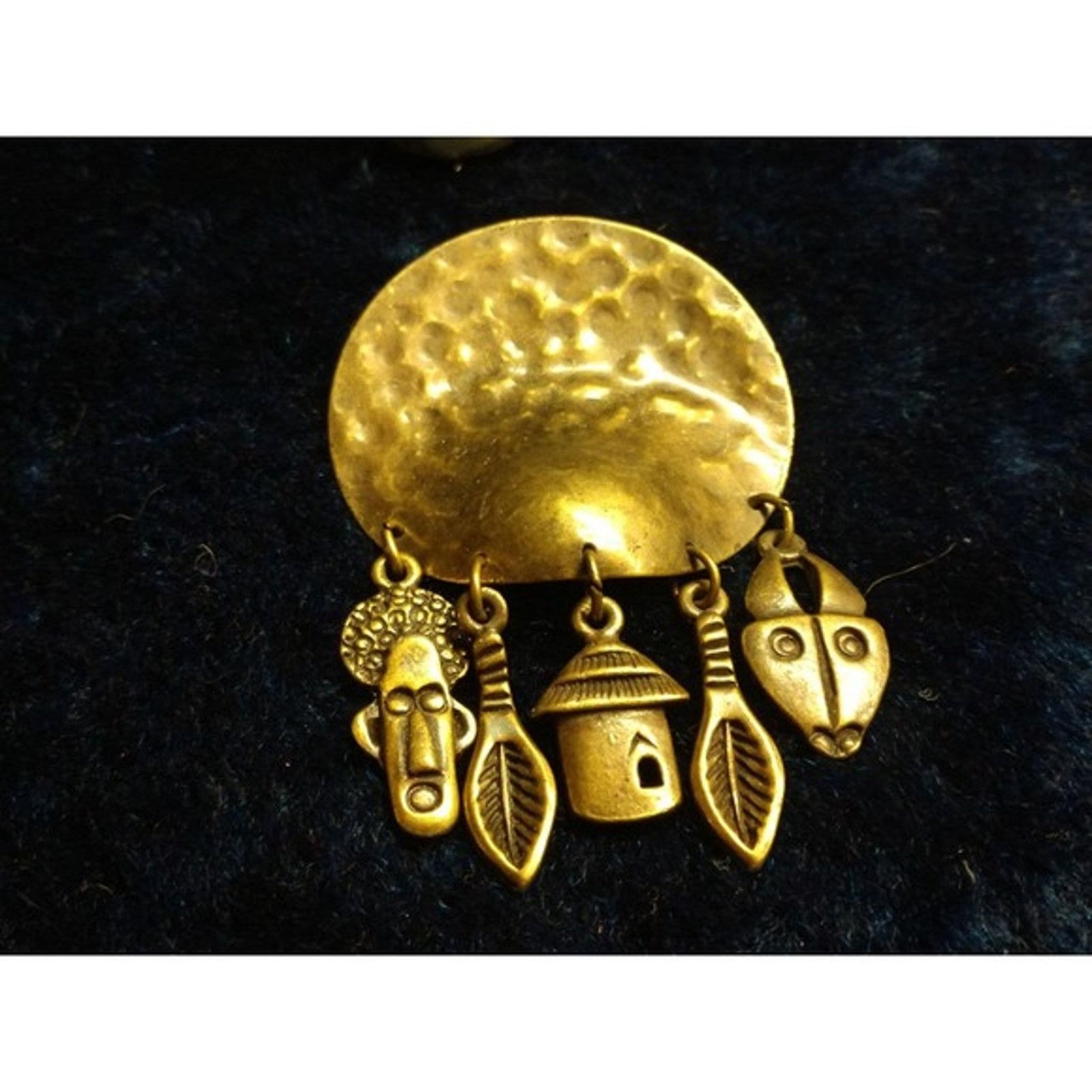Handmade Made in Haiti~Handmade Copper Brooch Size ONE SIZE - 1 Preview