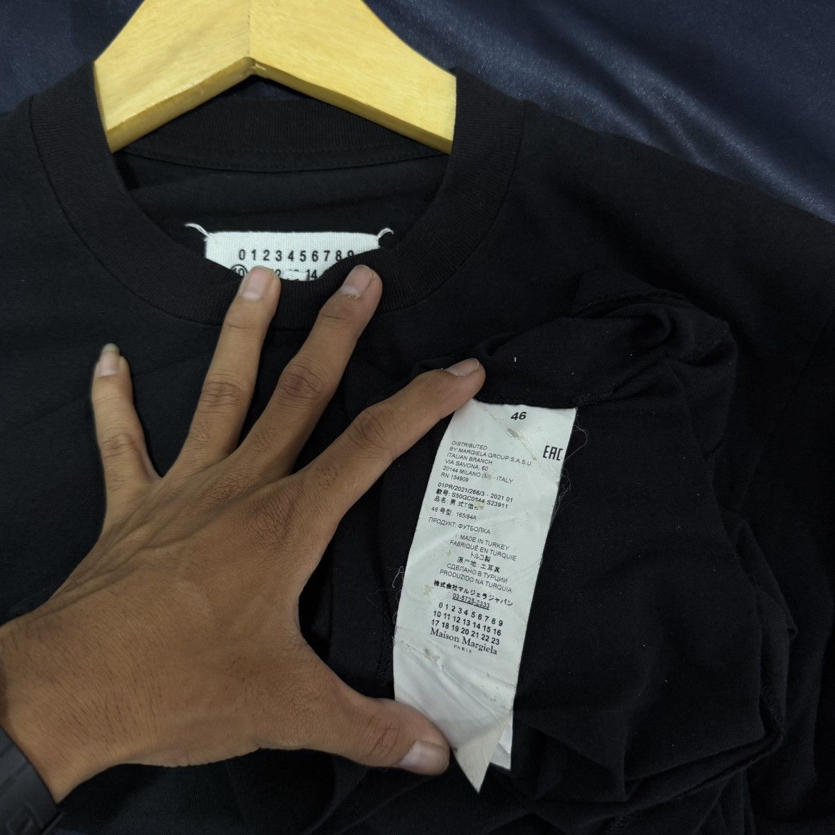 Maison Margiela Maison Margiela tee shirt blank black Size US S / EU 44-46 / 1 - 6 Thumbnail